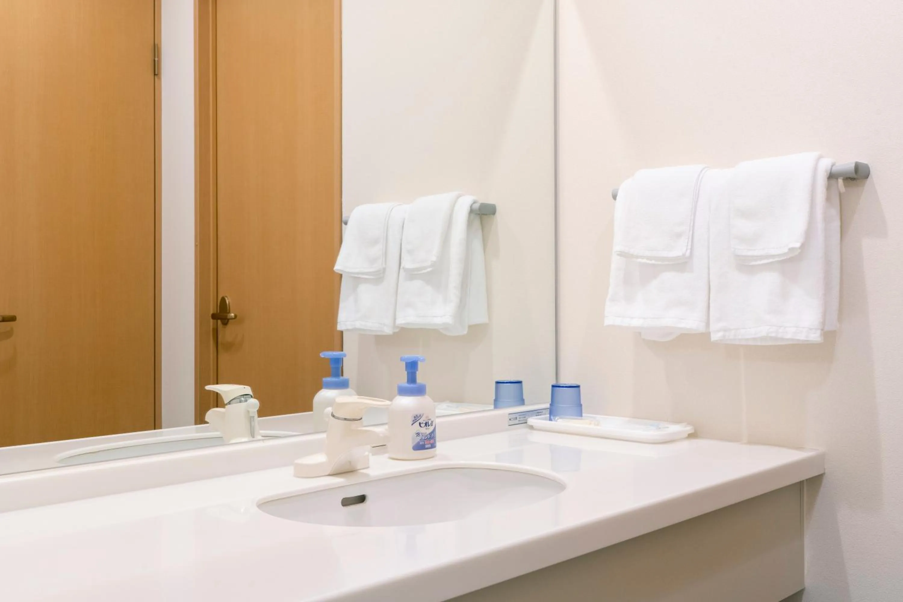 Bathroom in Kumamoto Ichibamae Business Kurenai Hotel
