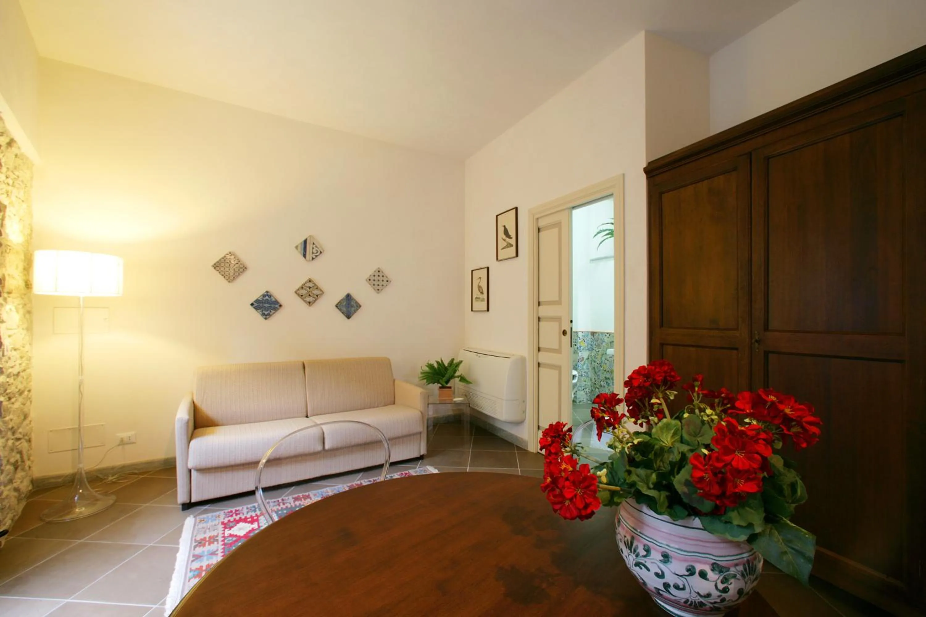 Seating area in Residence Erice Pietre Antiche