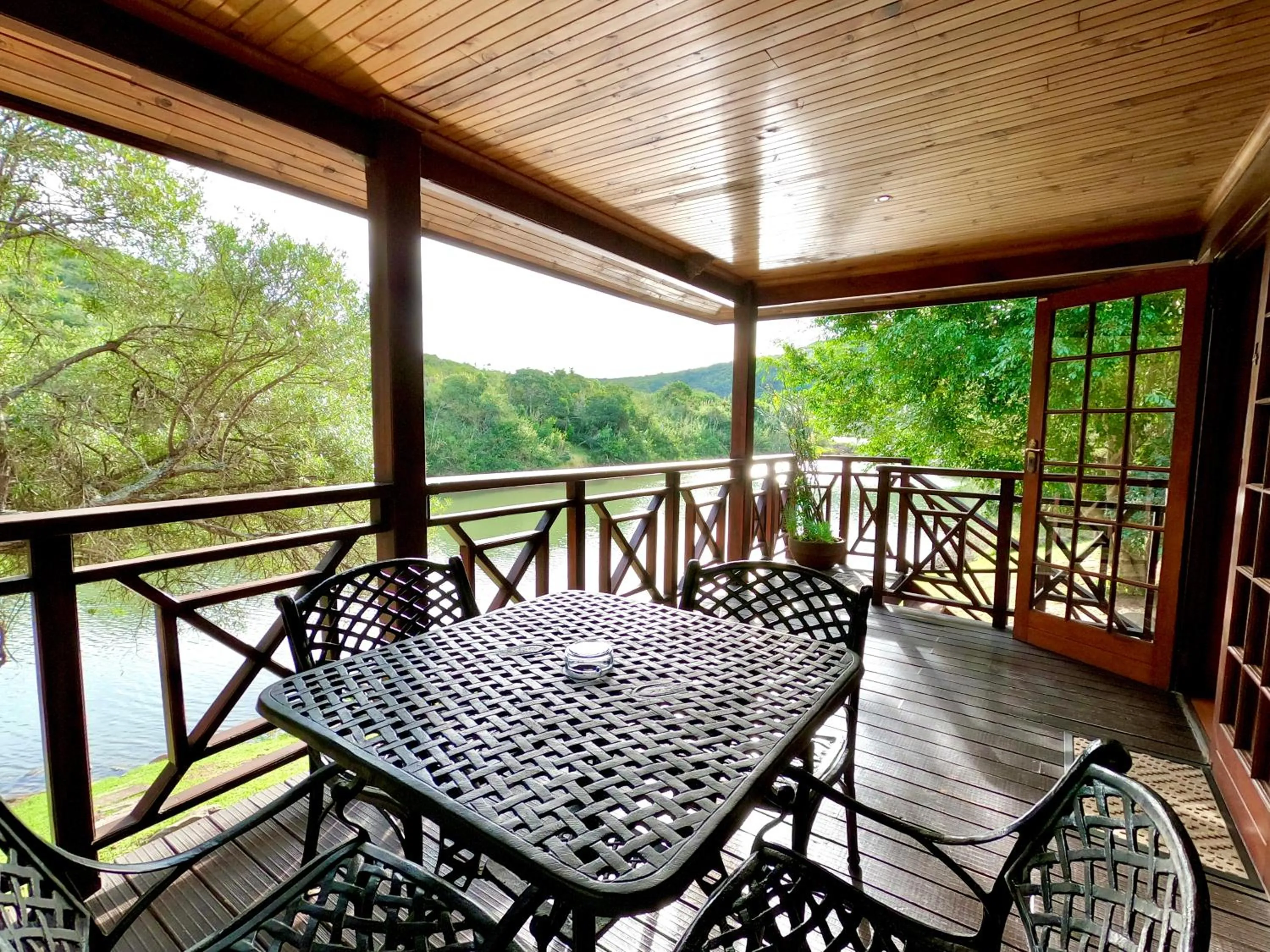Patio in Areena Riverside Resort