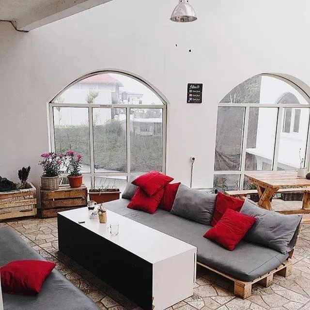 Seating area in Tani Jiwo Hostel