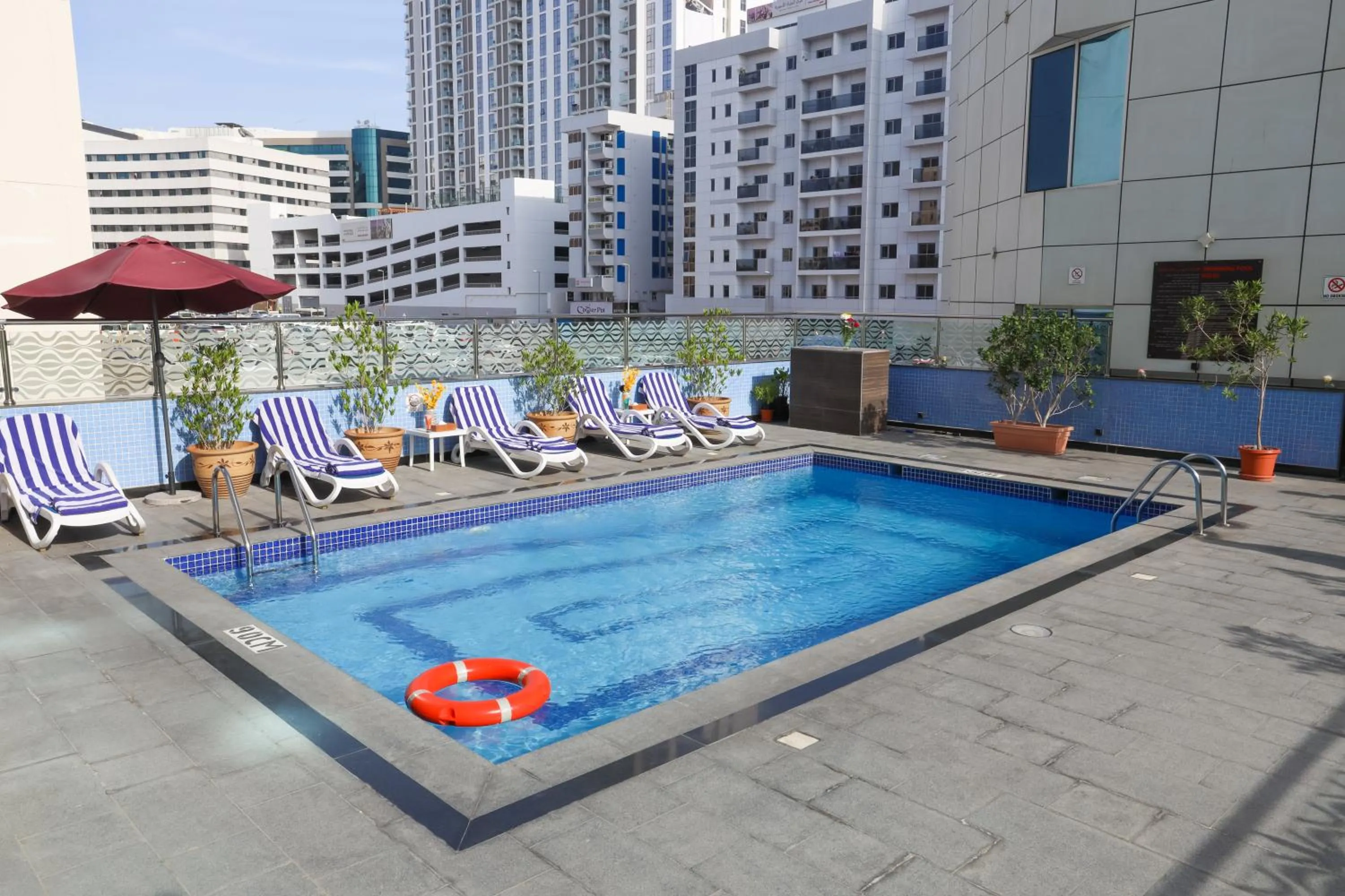 Swimming pool in Omega Hotel Dubai