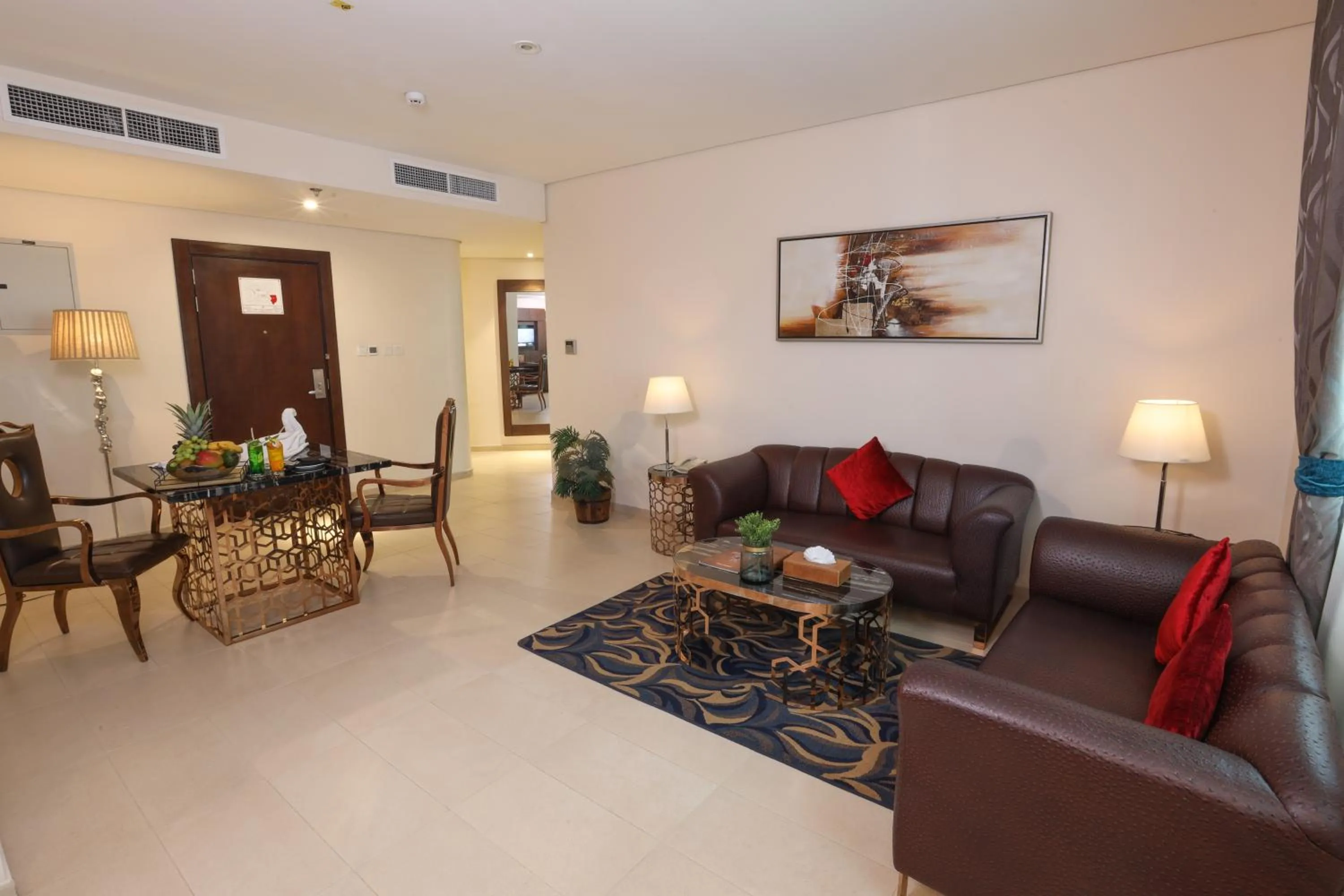 Living room in Omega Hotel Dubai