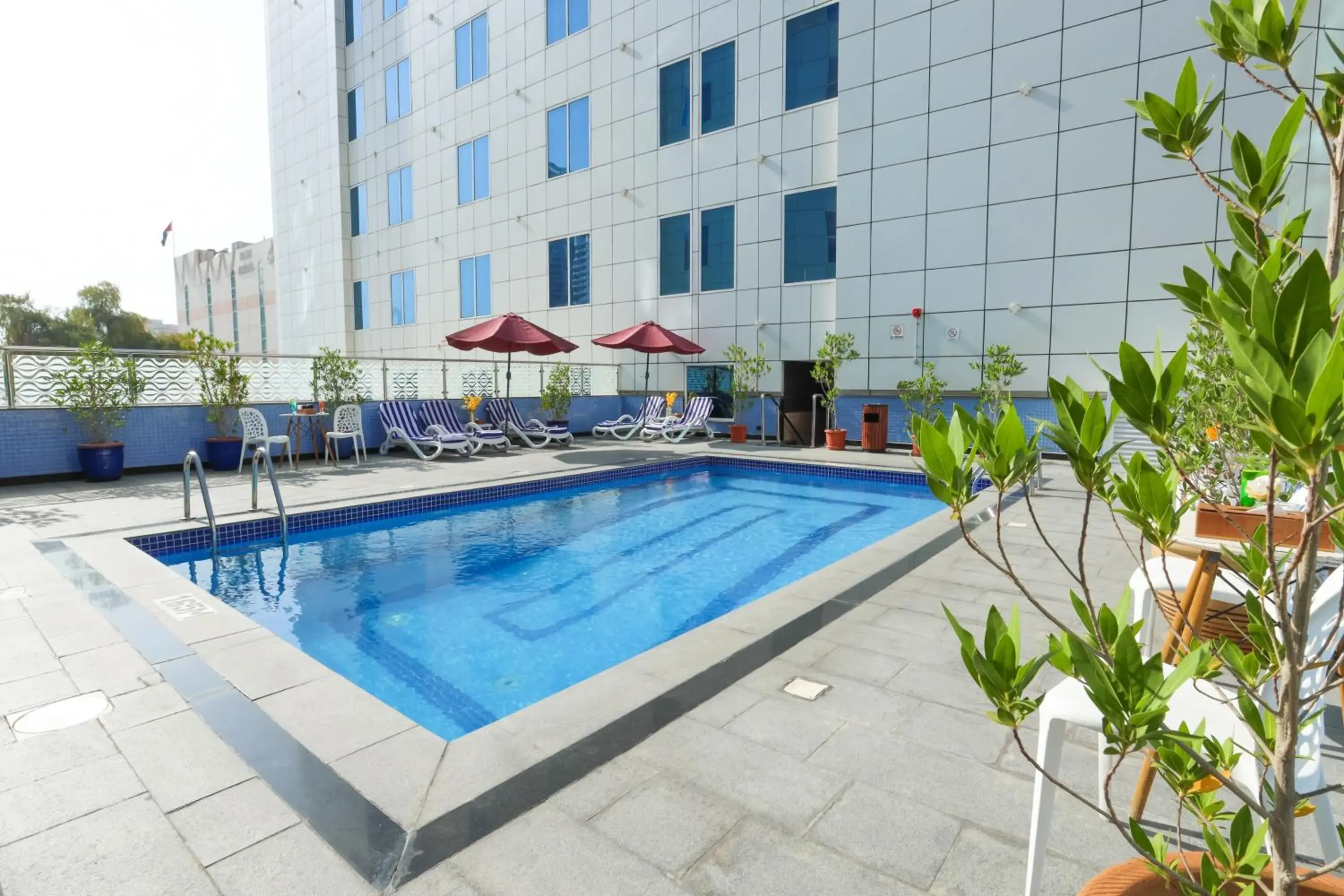 Swimming pool in Omega Hotel Dubai Swimming pool in Omega Hotel Dubai