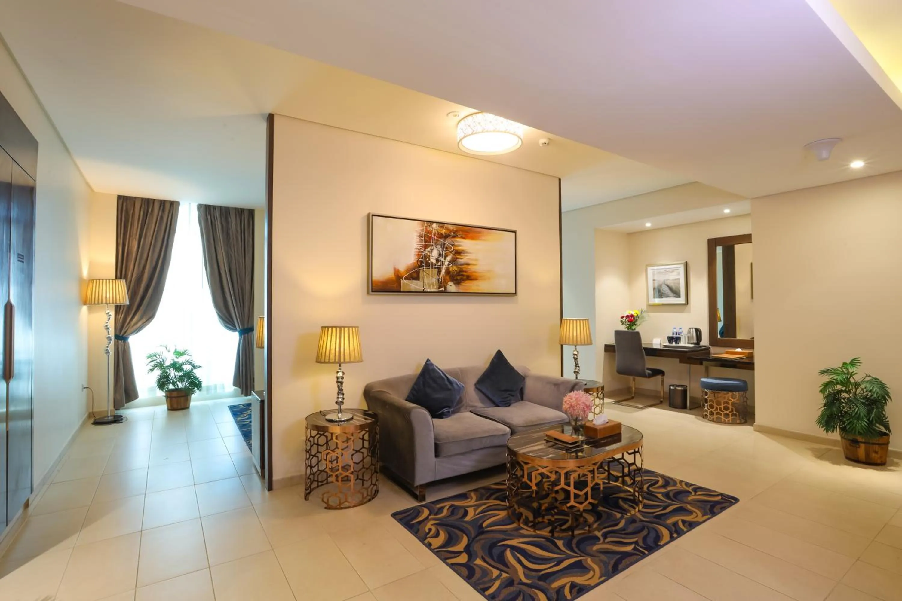 Living room in Omega Hotel Dubai