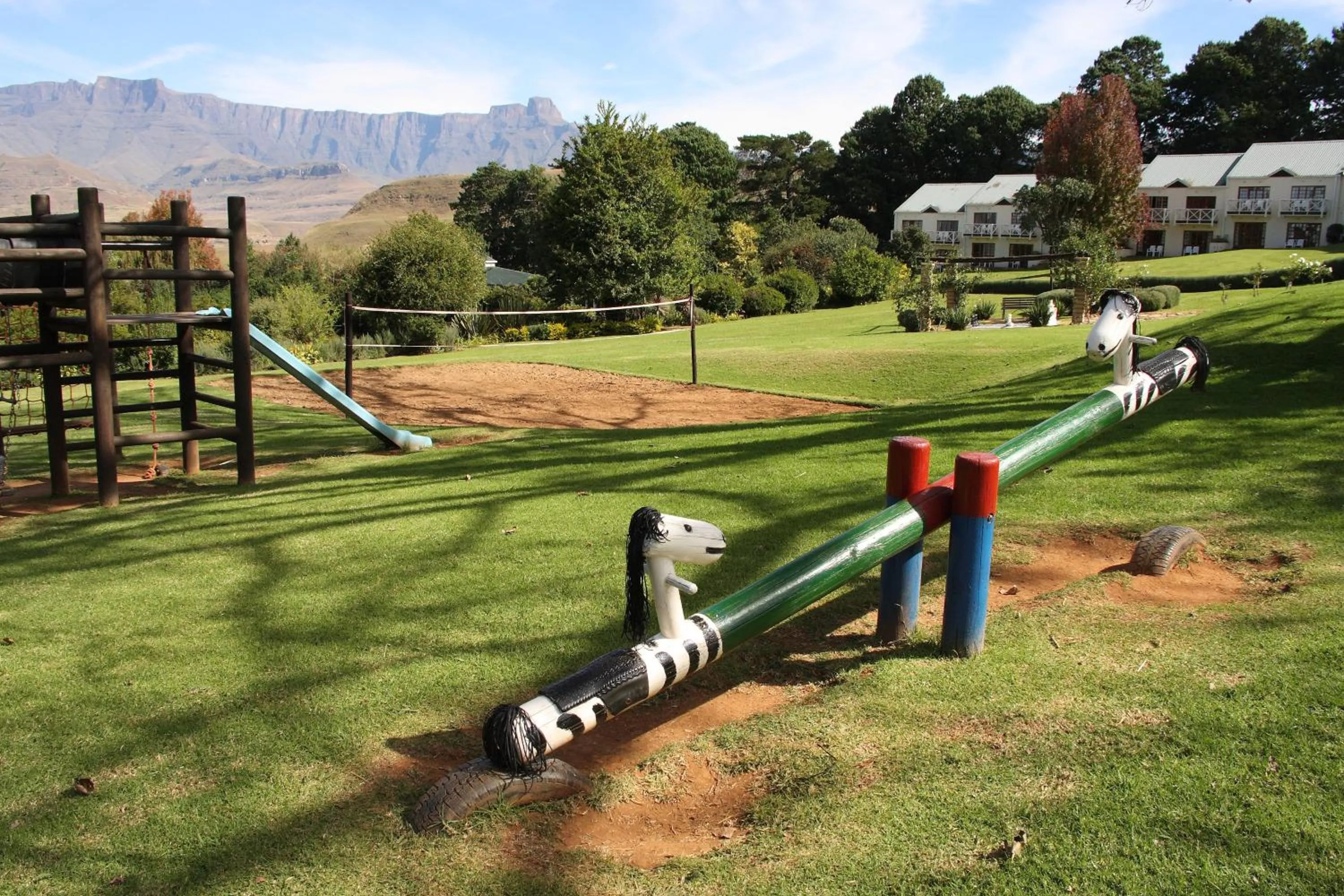 Children play ground in Mont Aux Sources Drakensberg Resort