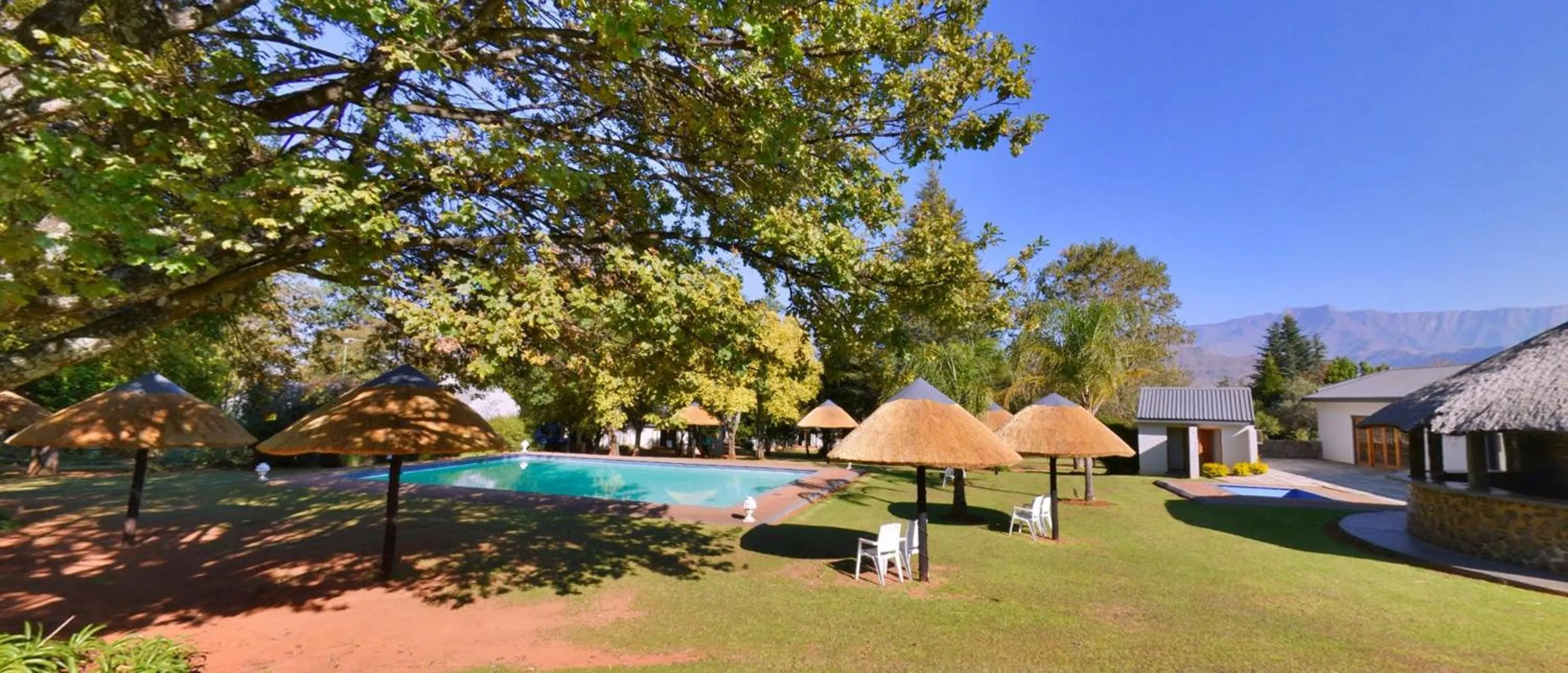 Swimming pool in Mont Aux Sources Drakensberg Resort