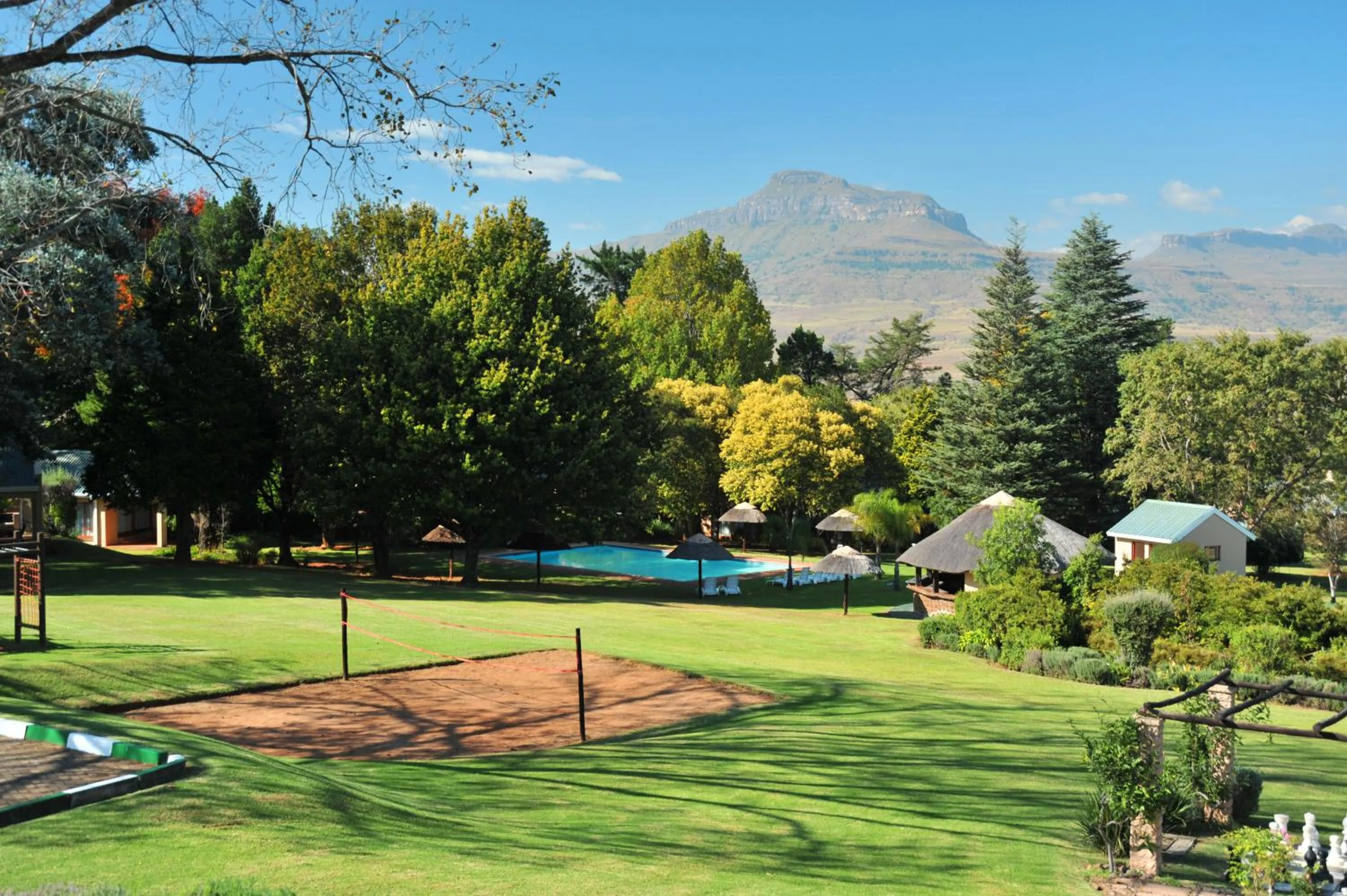 Swimming pool in Mont Aux Sources Drakensberg Resort