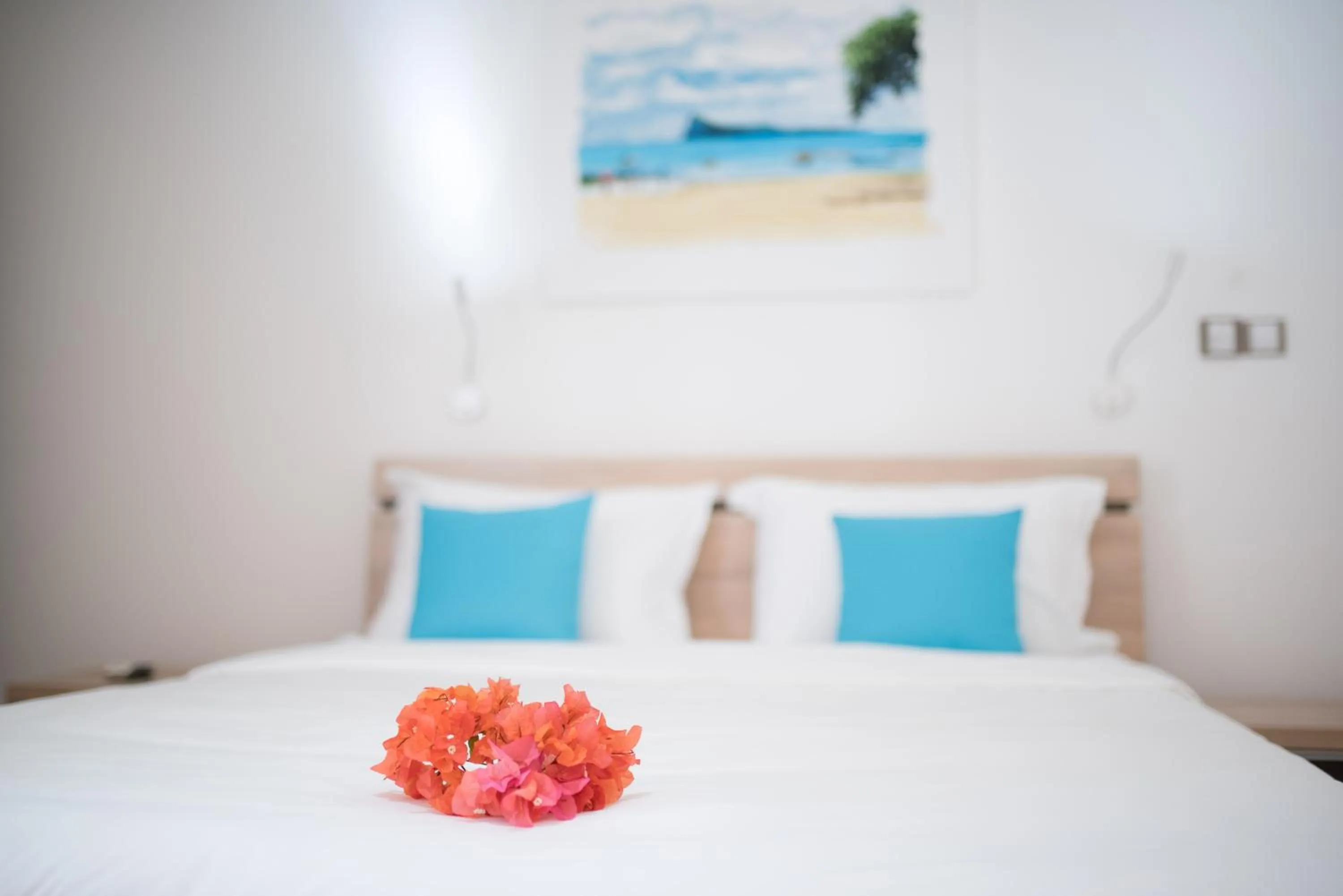 Bed in Toparadis Guest House