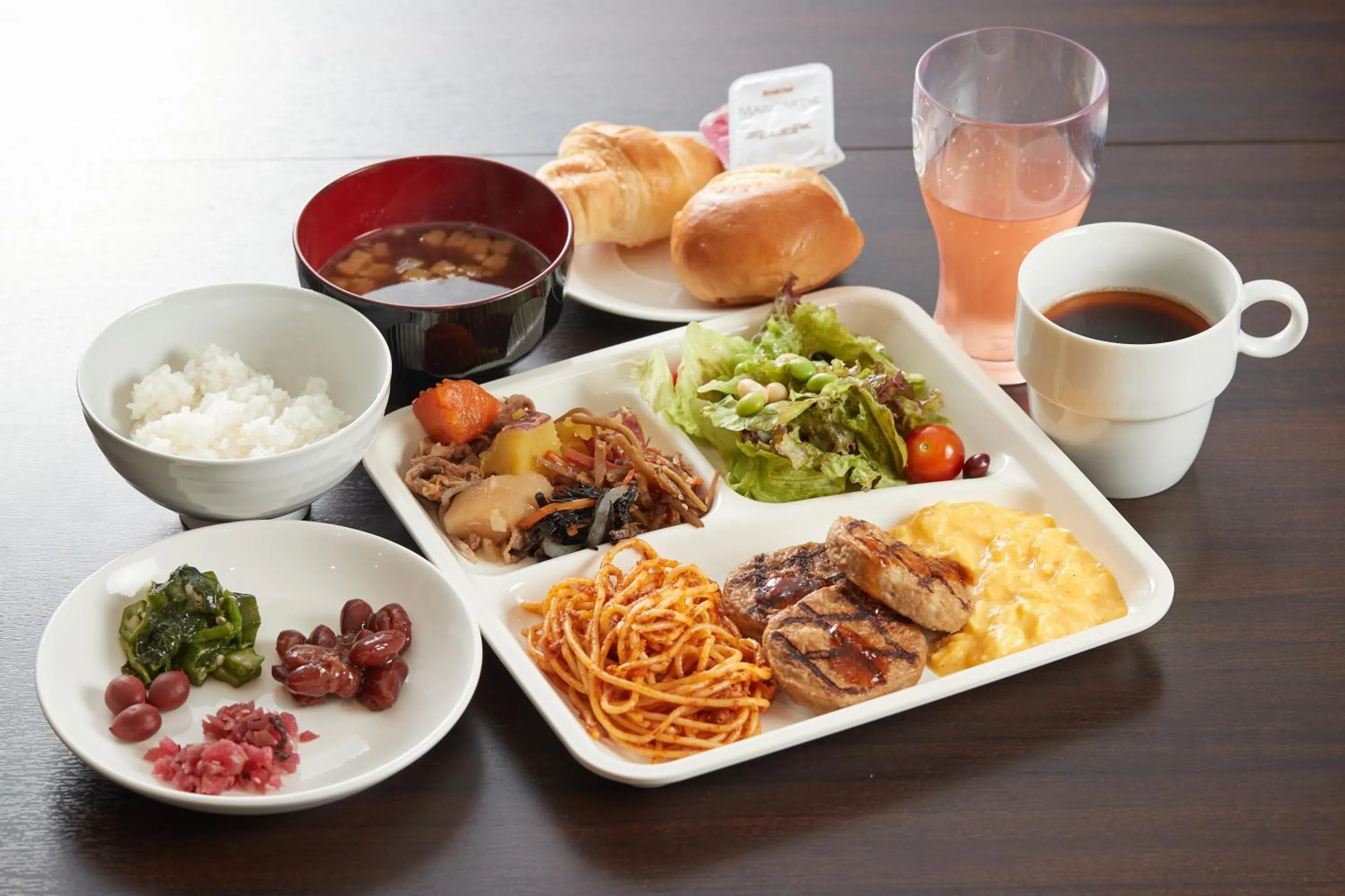 Buffet breakfast in RJ Hotel Naha