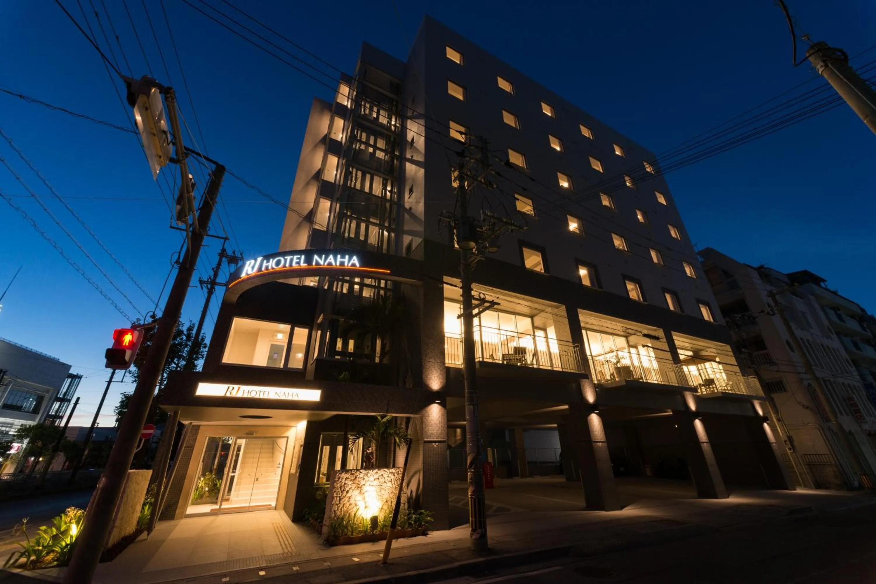 Property building in RJ Hotel Naha