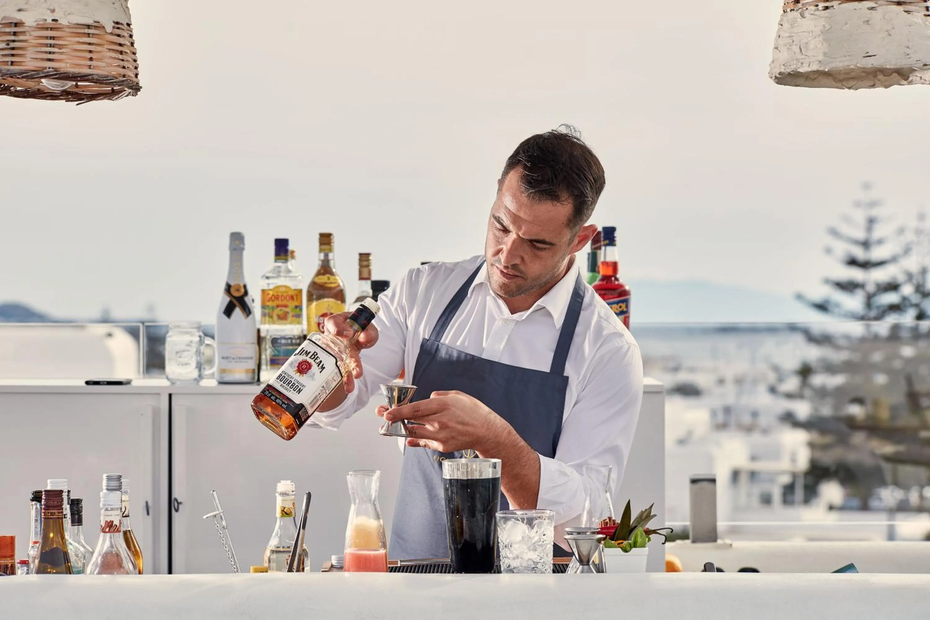 Drinks in 18 Grapes Hotel