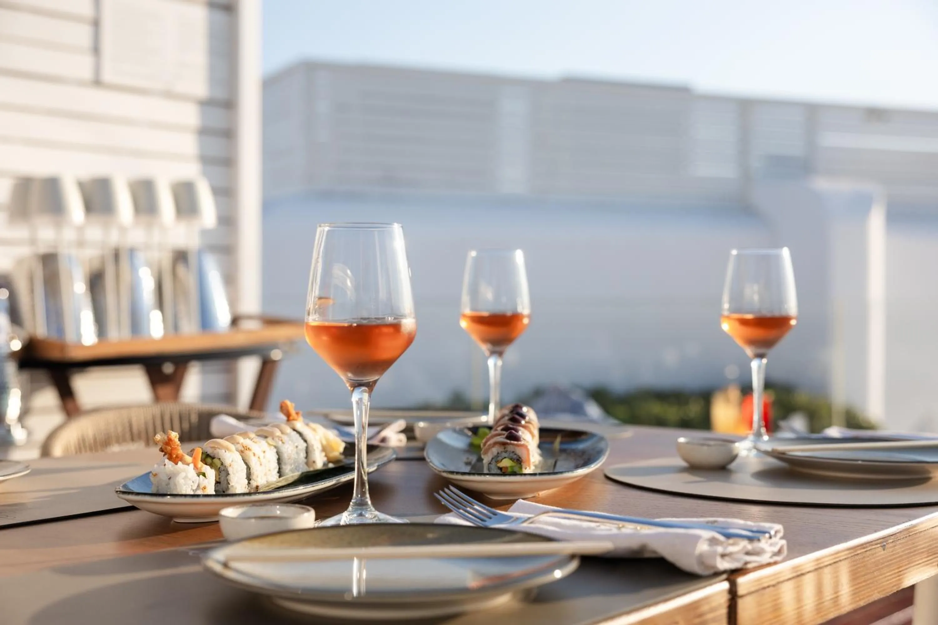 Food in 18 Grapes Hotel