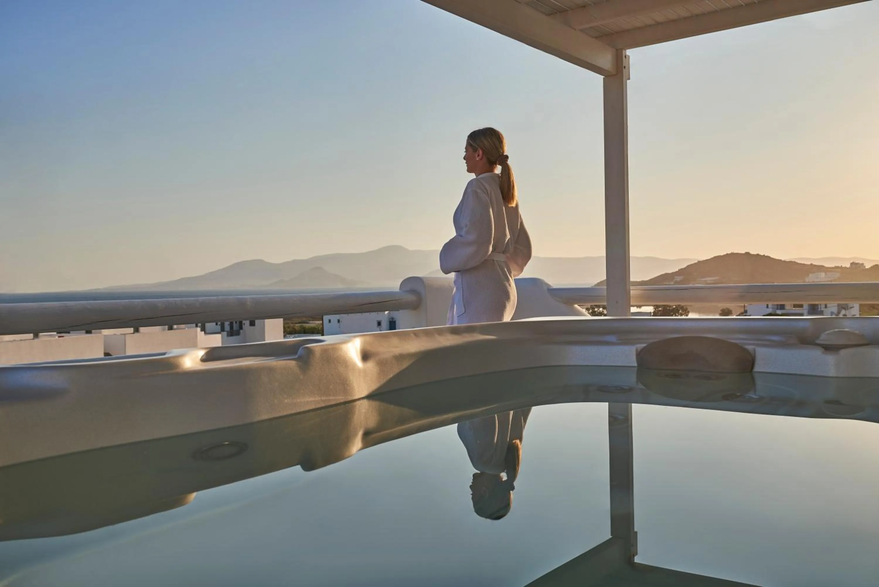 Hot Tub in 18 Grapes Hotel