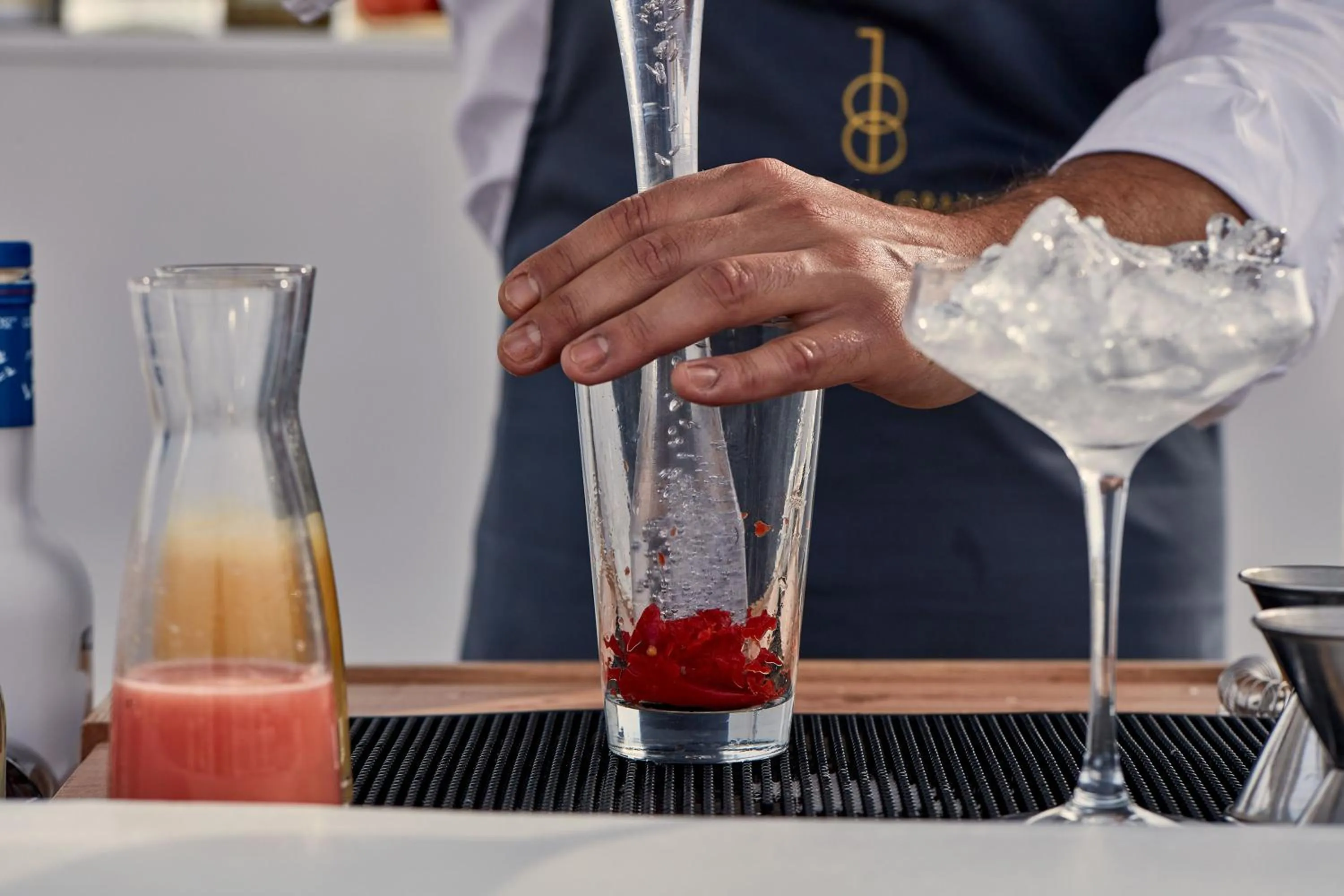 Drinks in 18 Grapes Hotel