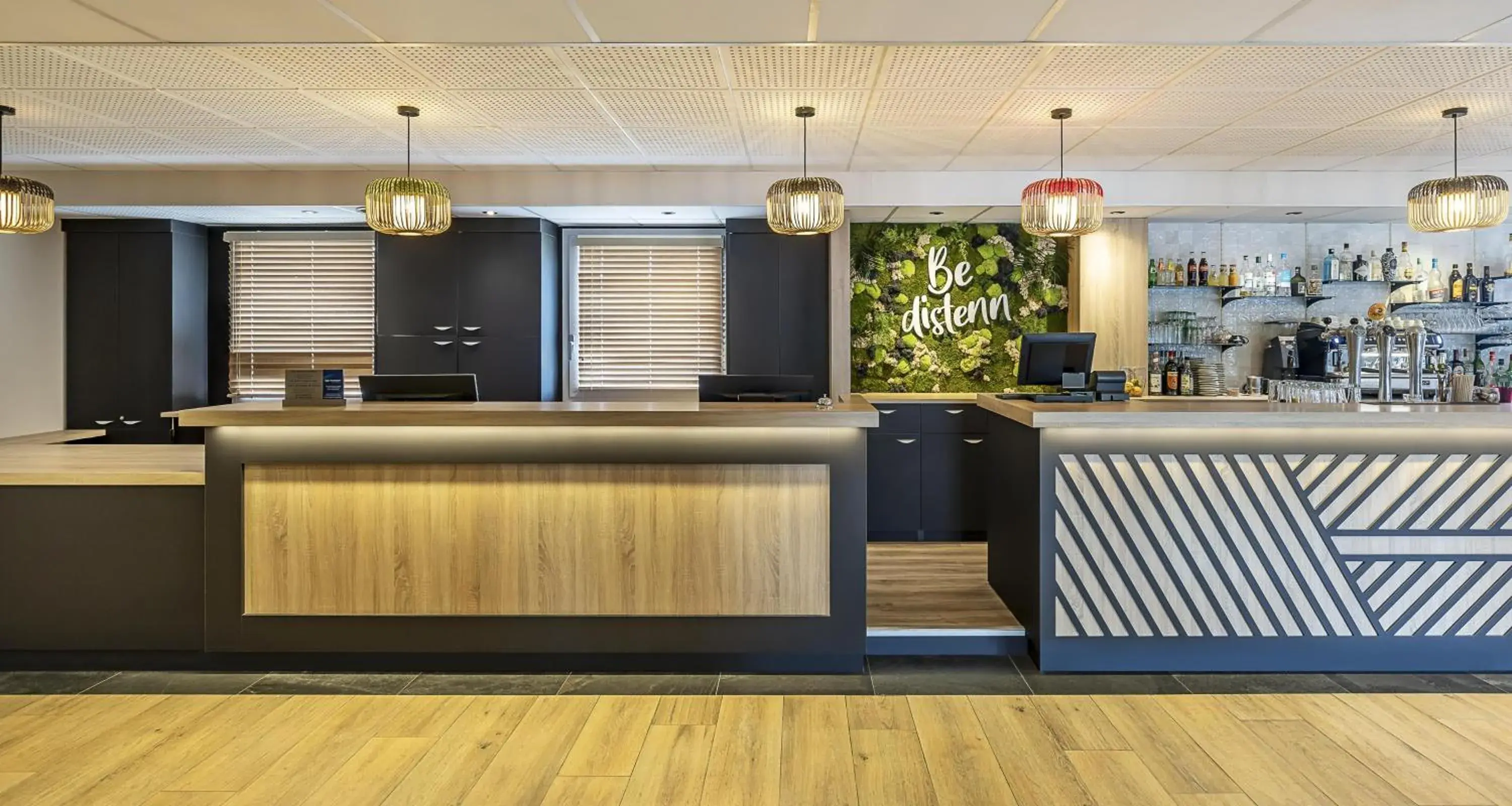 Lobby or reception in Best Western Côte des Sables Plouescat Lobby or reception in Best Western Côte des Sables Plouescat