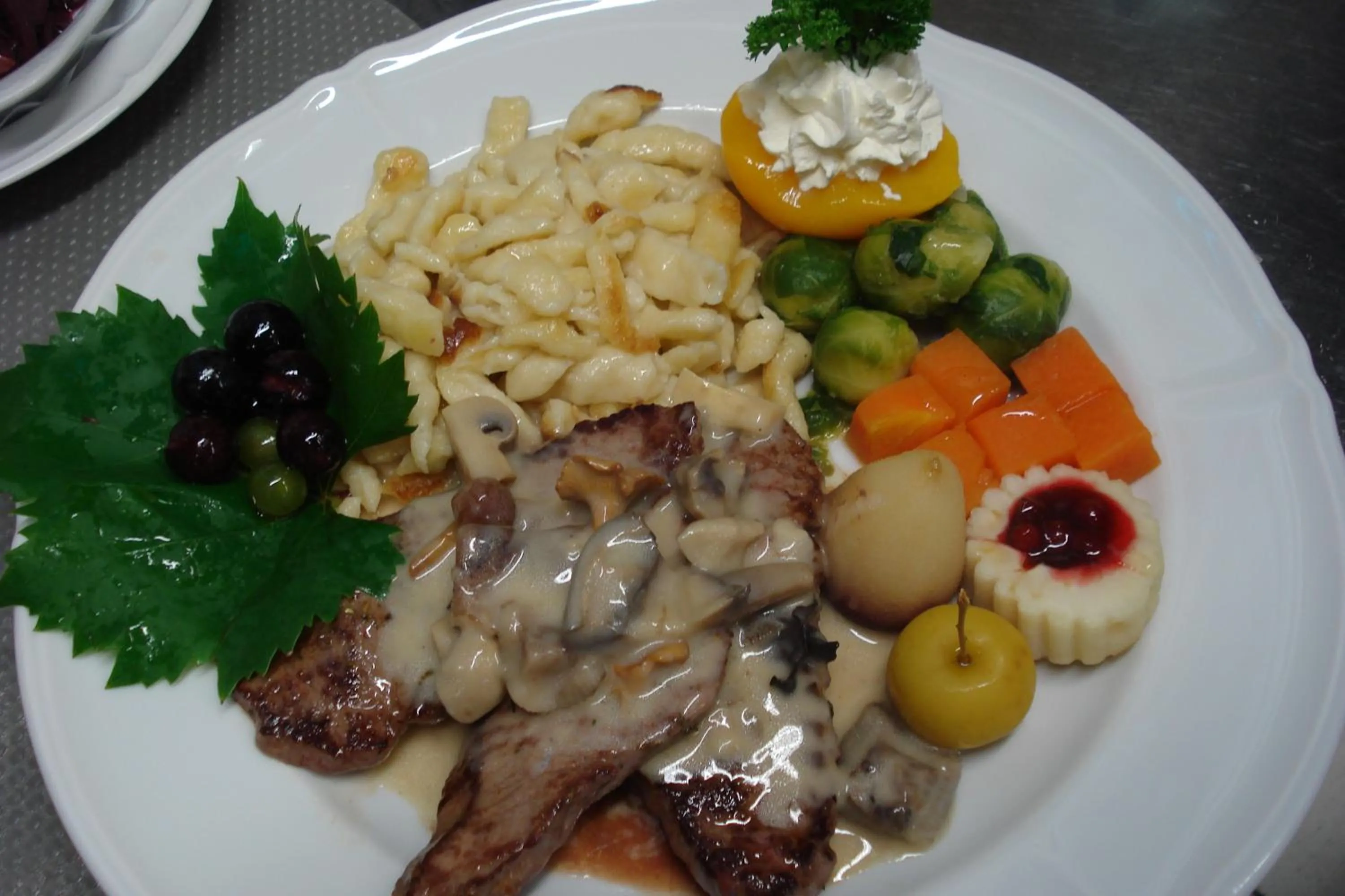 Food close-up in Hotel Bären