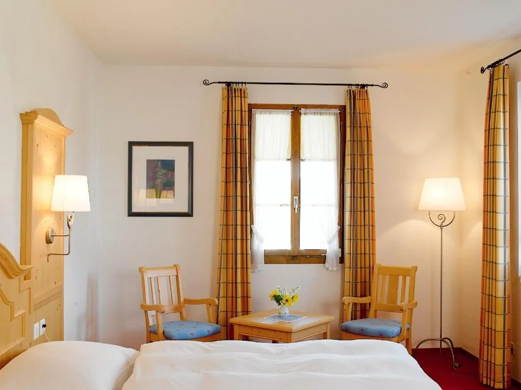 Decorative detail, Bed in Hotel Bären