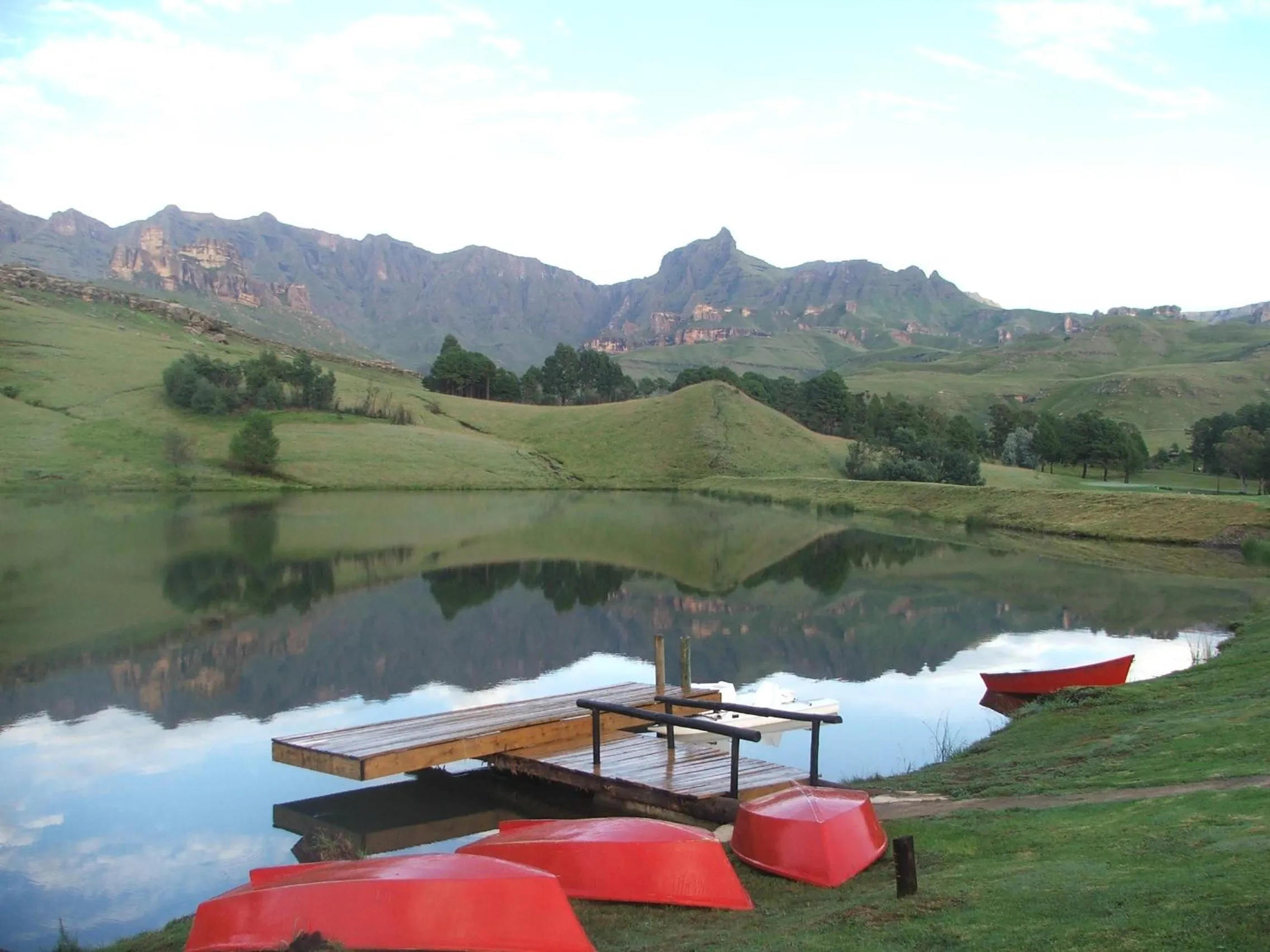 Canoeing in Gooderson Drakensberg Gardens Golf & Spa Resort