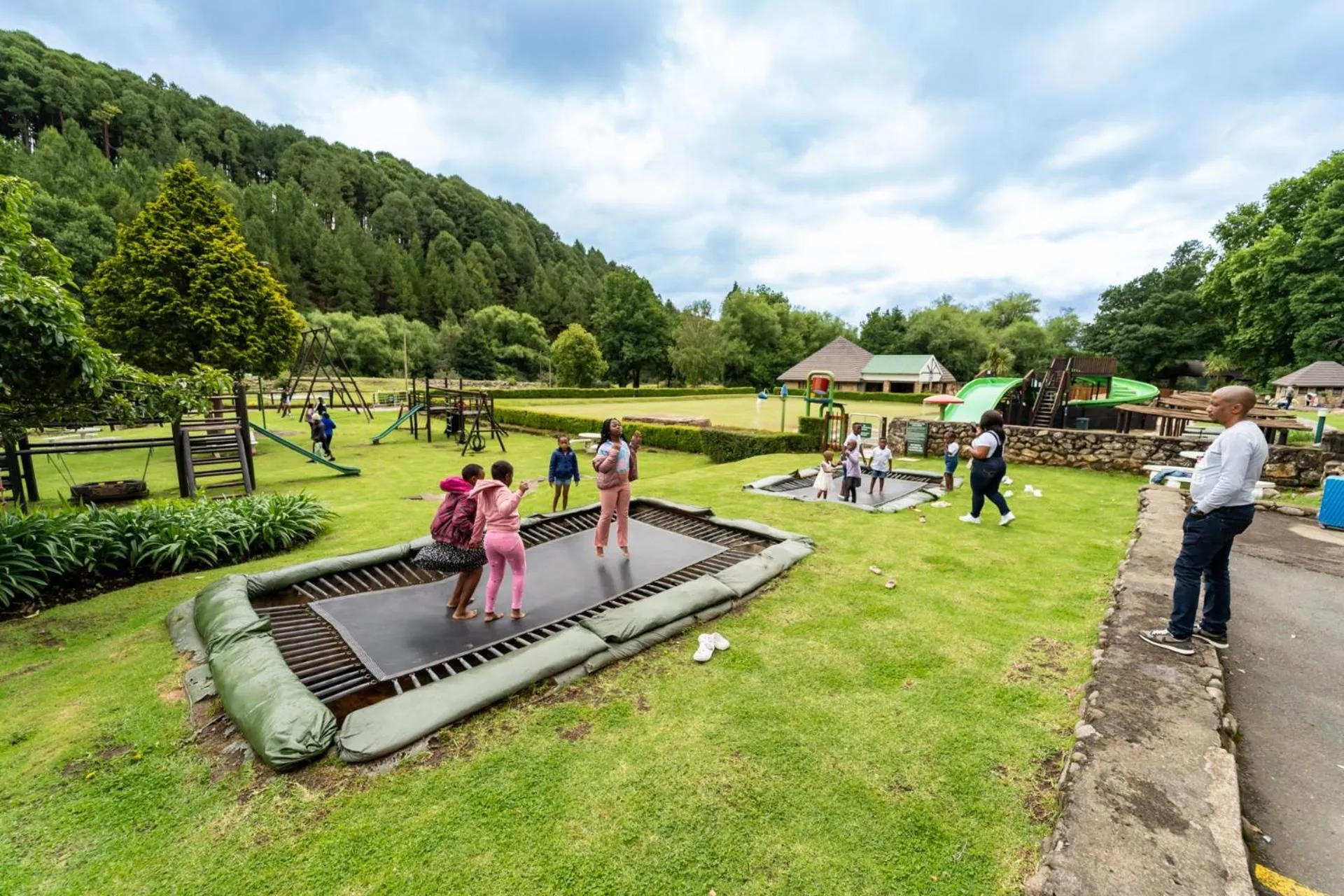 Children play ground in Gooderson Drakensberg Gardens Golf & Spa Resort