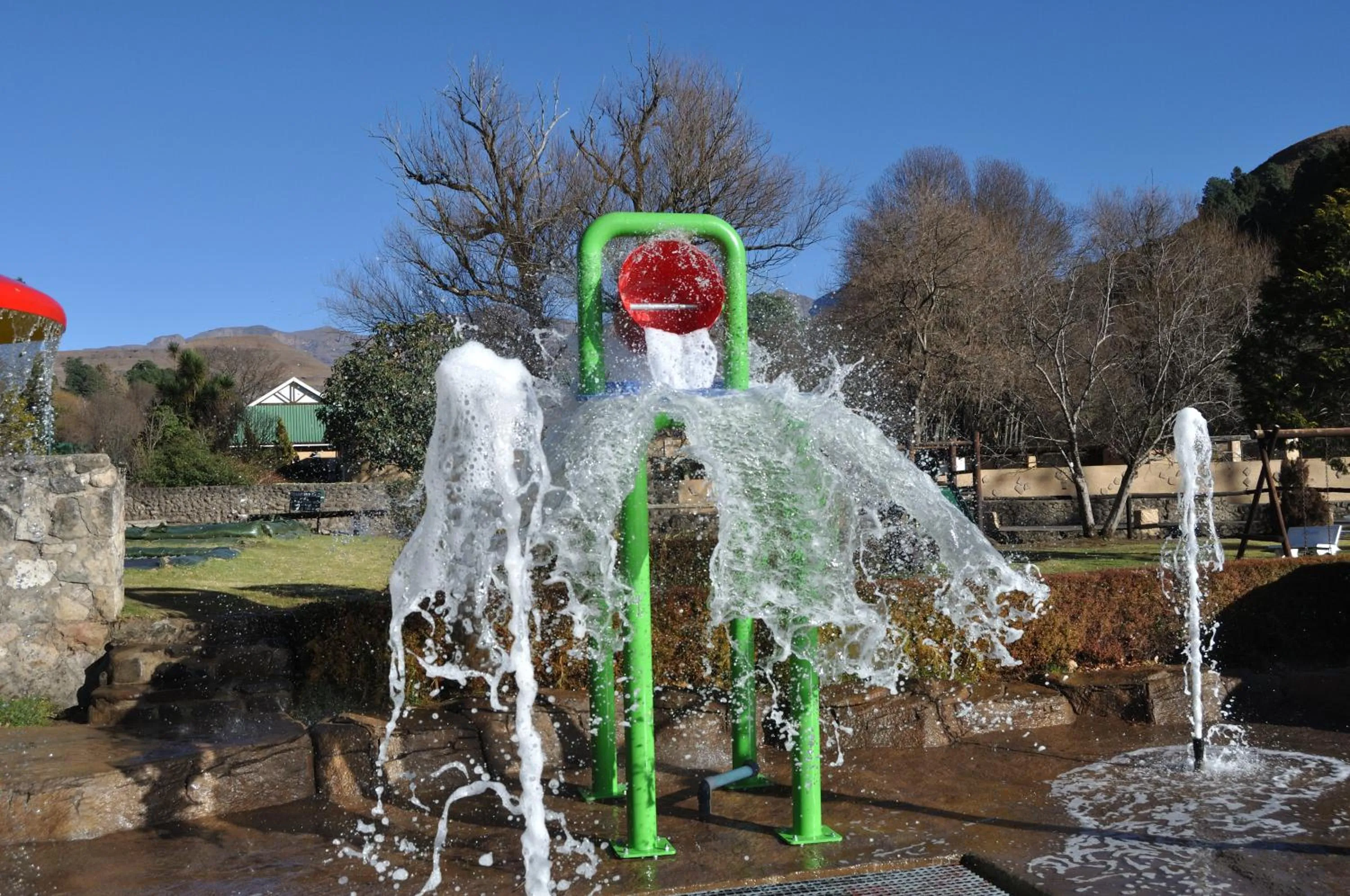 Children play ground in Gooderson Drakensberg Gardens Golf & Spa Resort