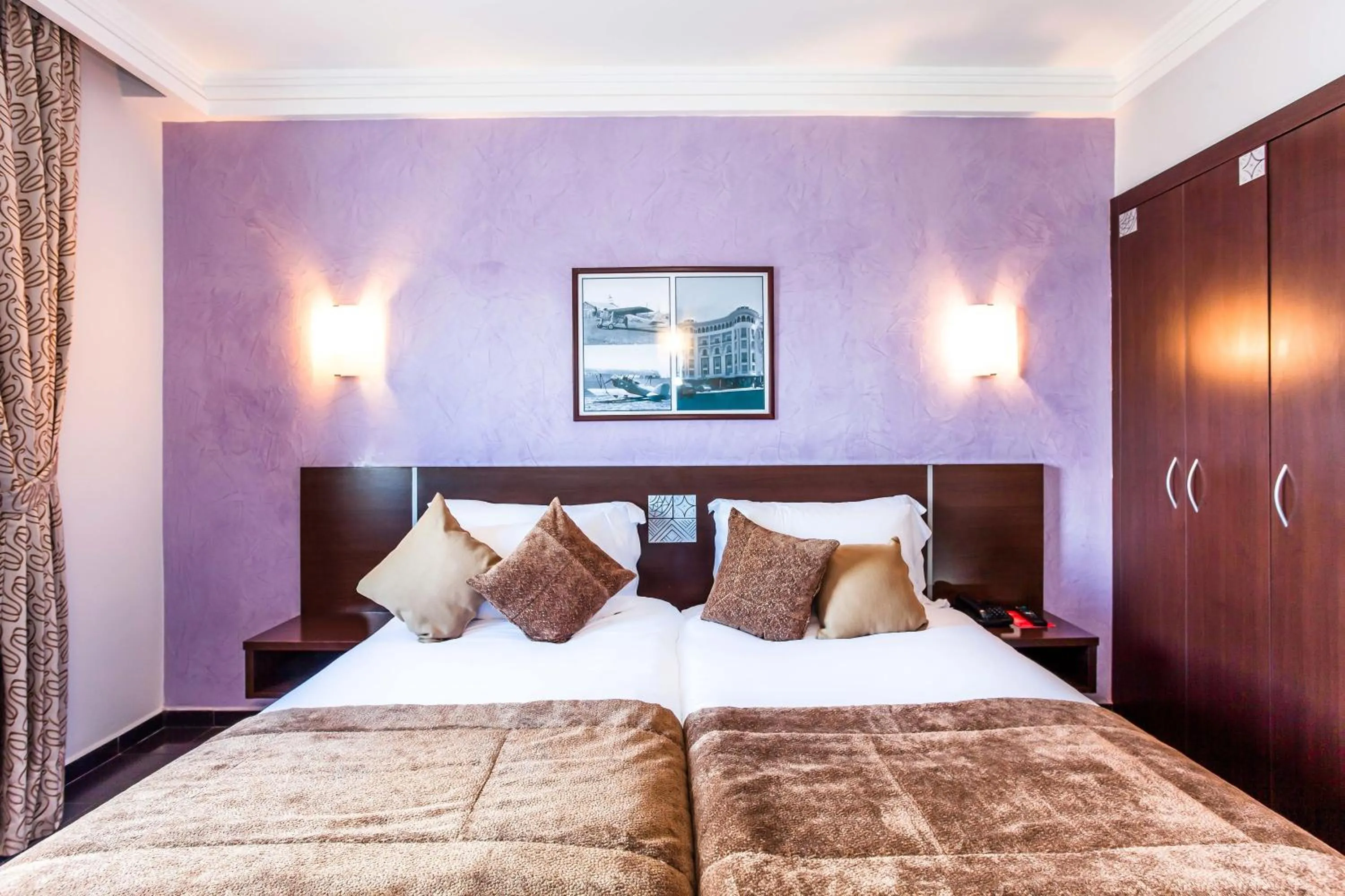 Bedroom, Bed in Relax Hotel Airport Nouasseur