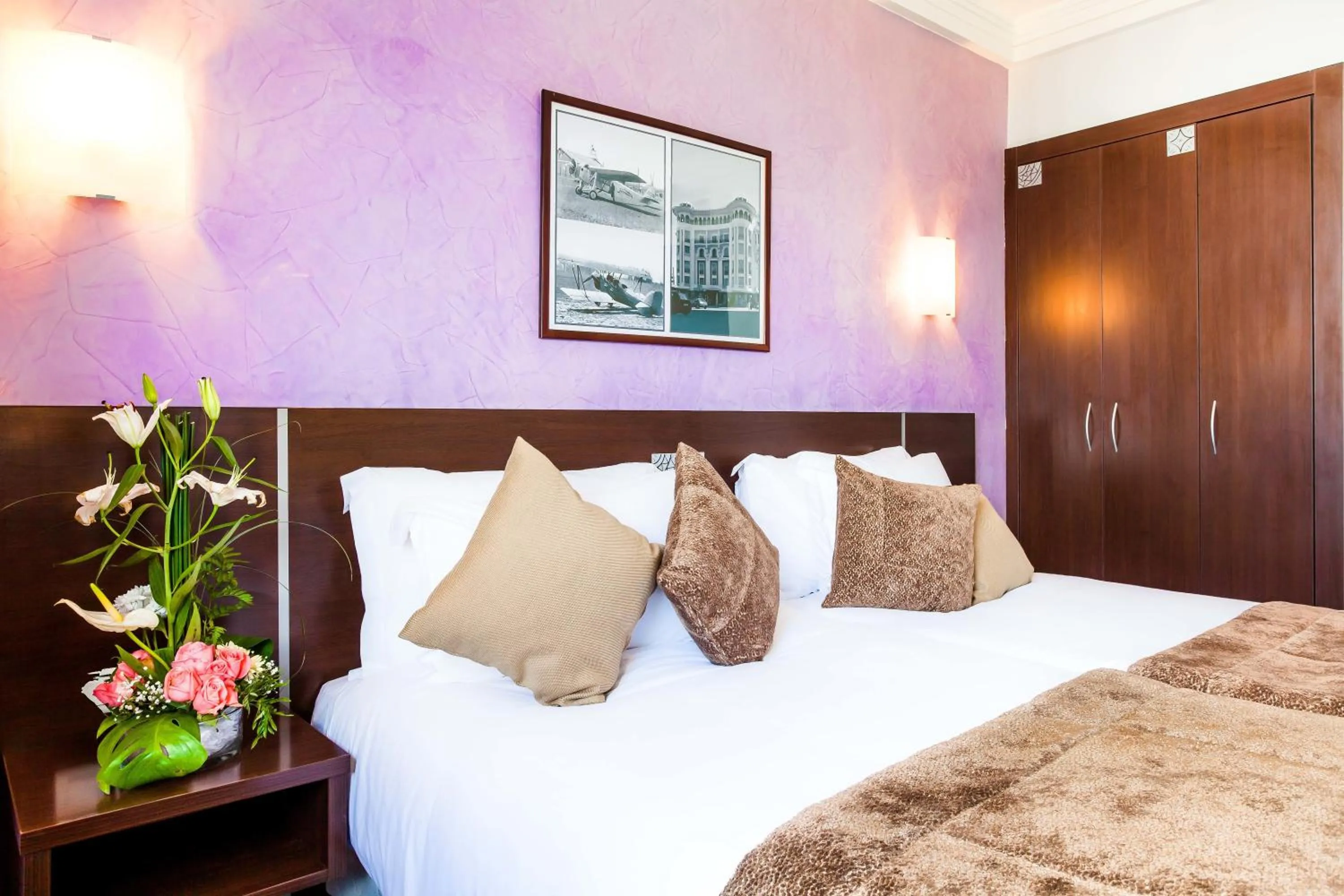 Bedroom, Bed in Relax Hotel Airport Nouasseur