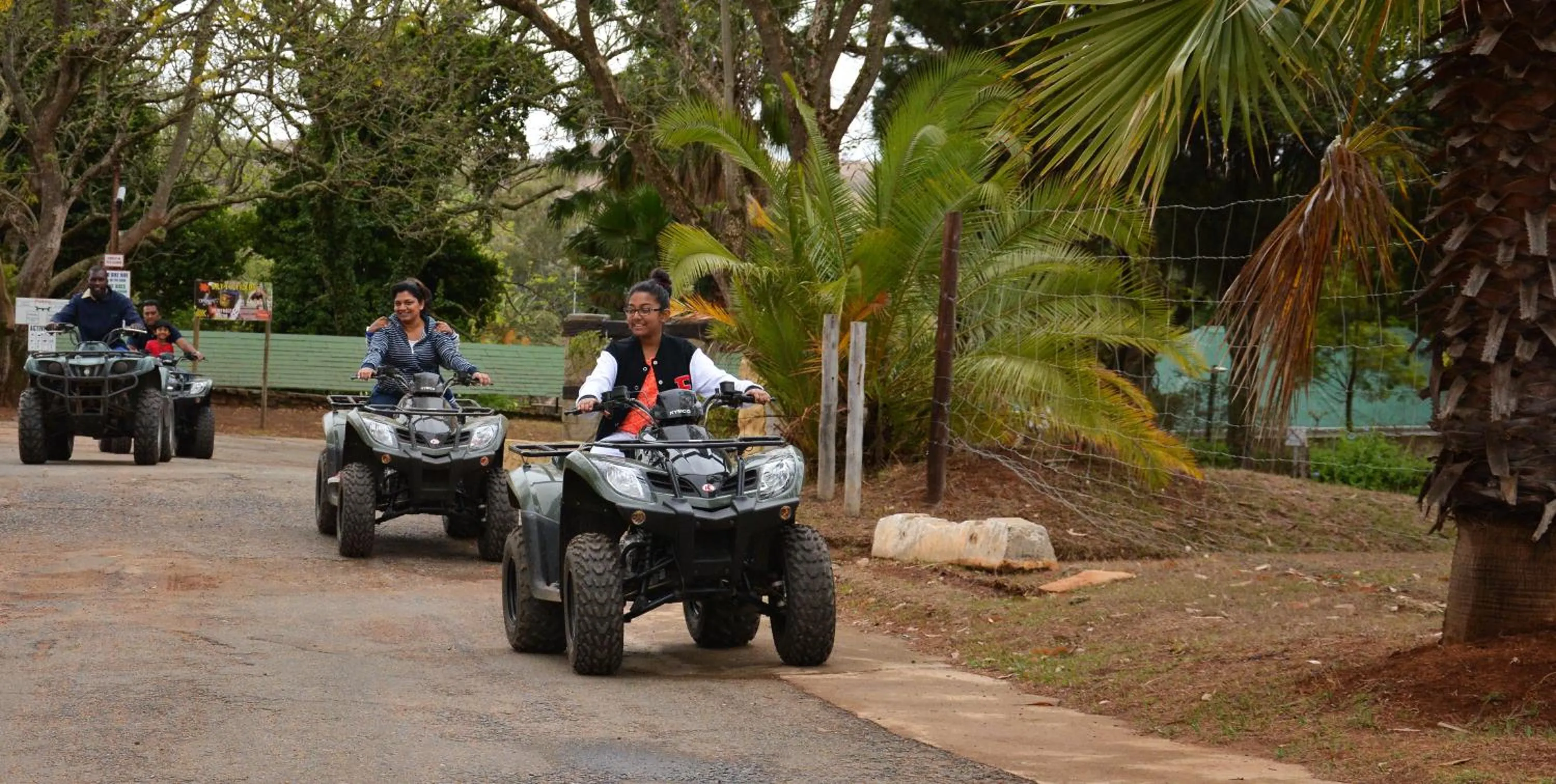 Cycling in Gooderson Natal Spa Hot Springs Resort