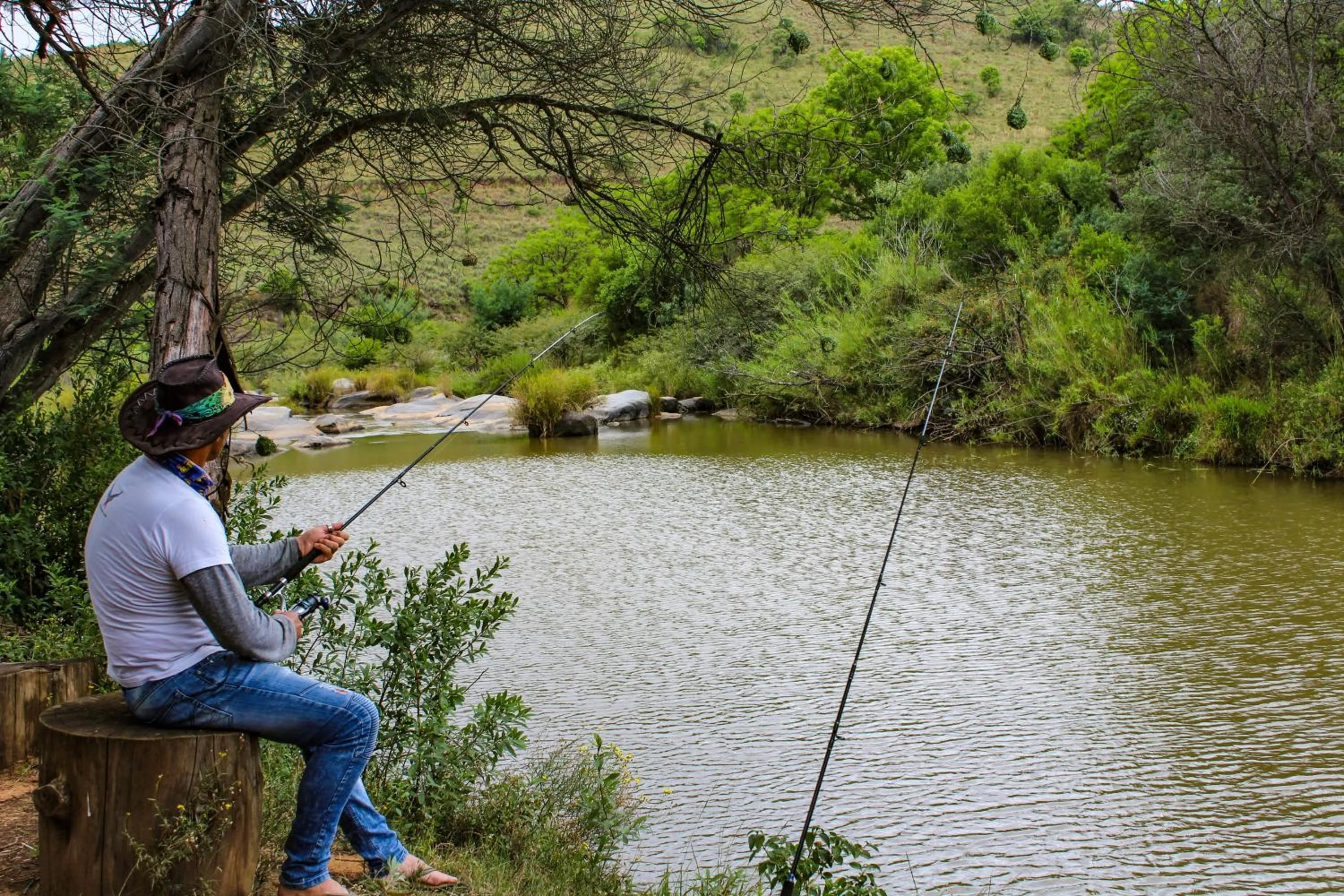 Fishing in Gooderson Natal Spa Hot Springs Resort