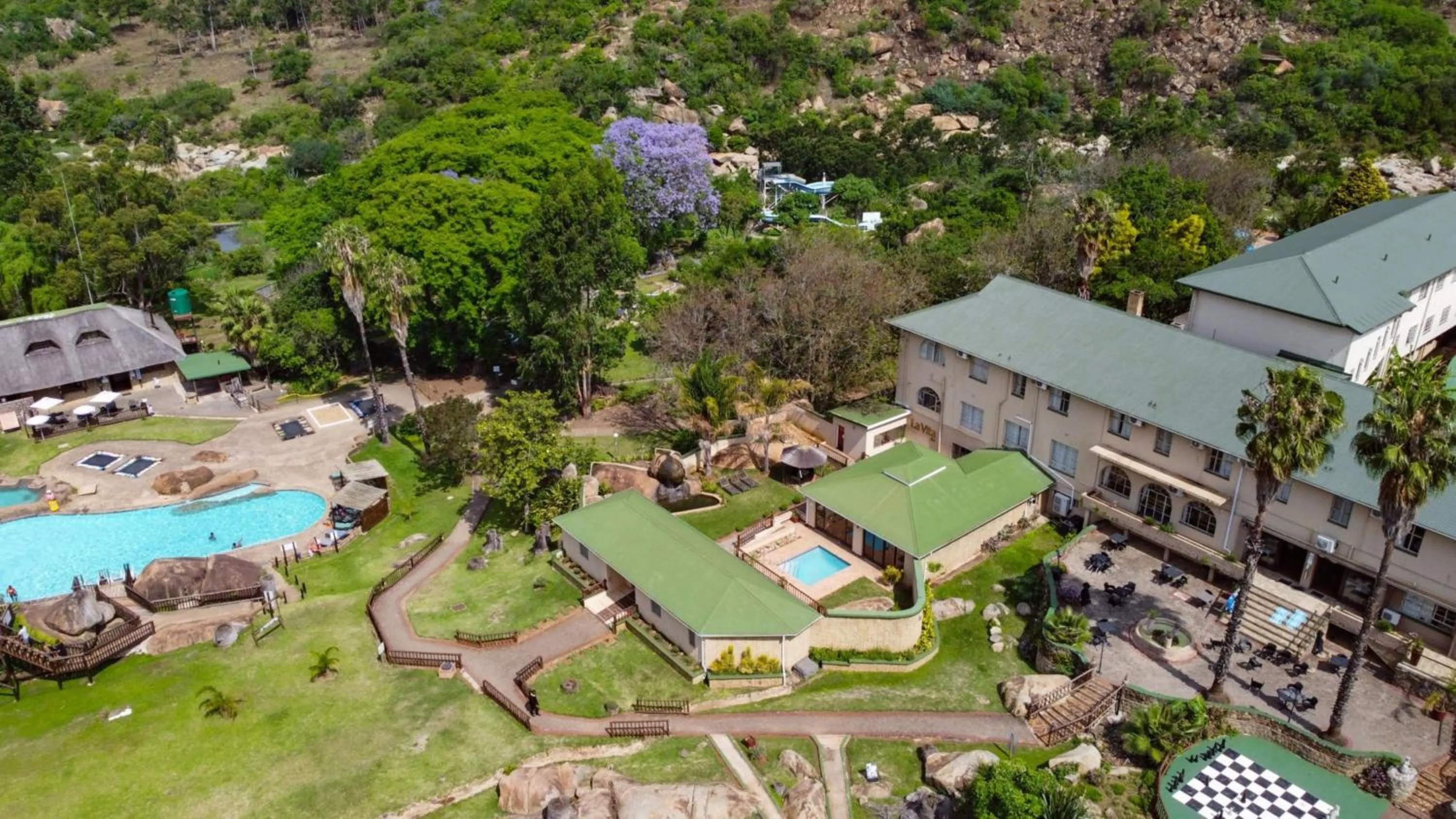 Property building in Gooderson Natal Spa Hot Springs Resort