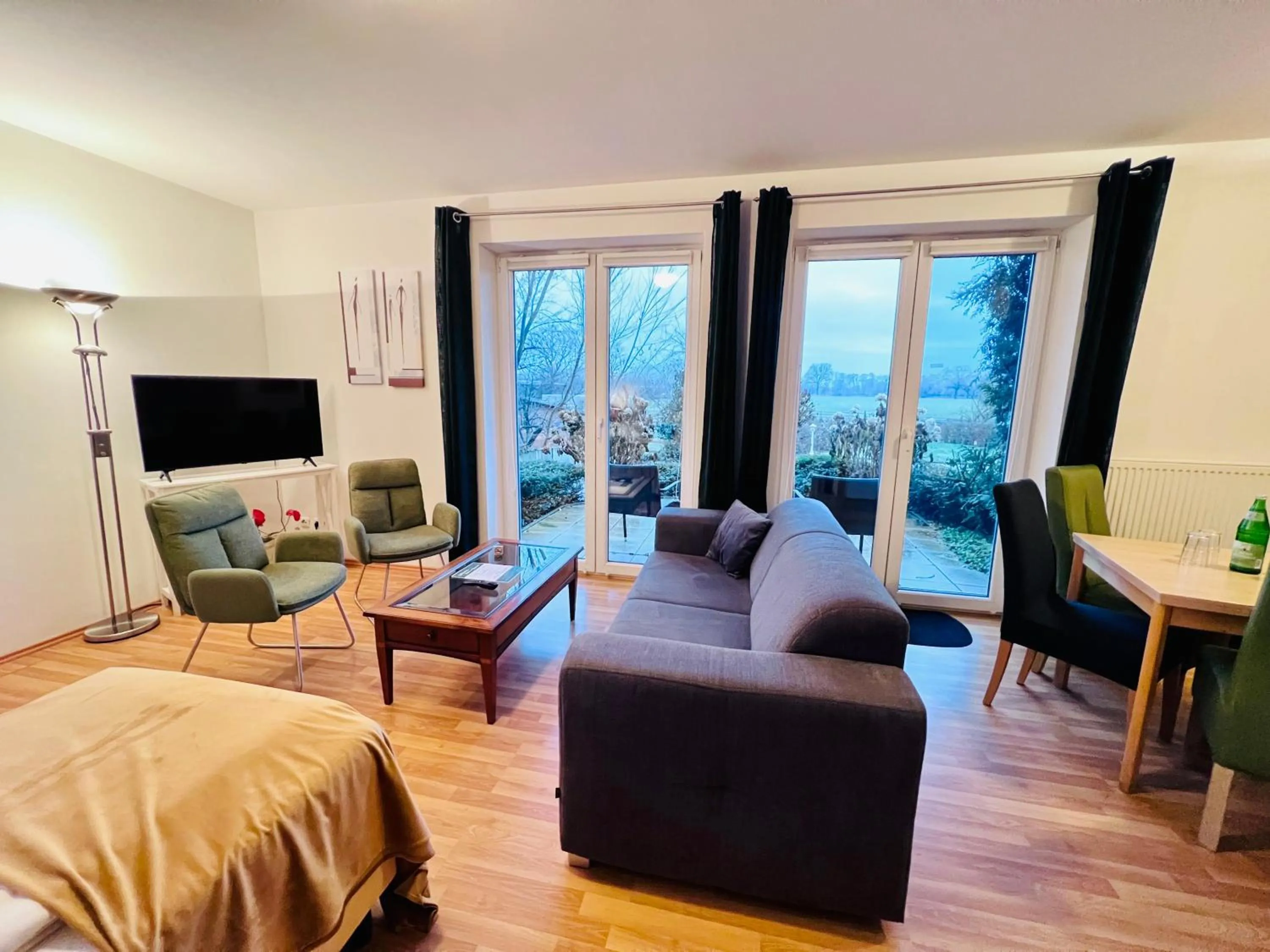 Photo of the whole room, Bed in Landhaus Hammoor Stieper Gastronomie GmbH