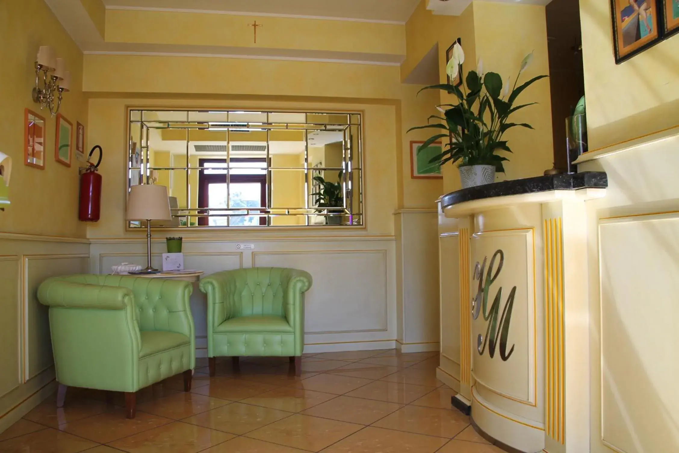 Living room in Hotel Matteotti Living room in Hotel Matteotti