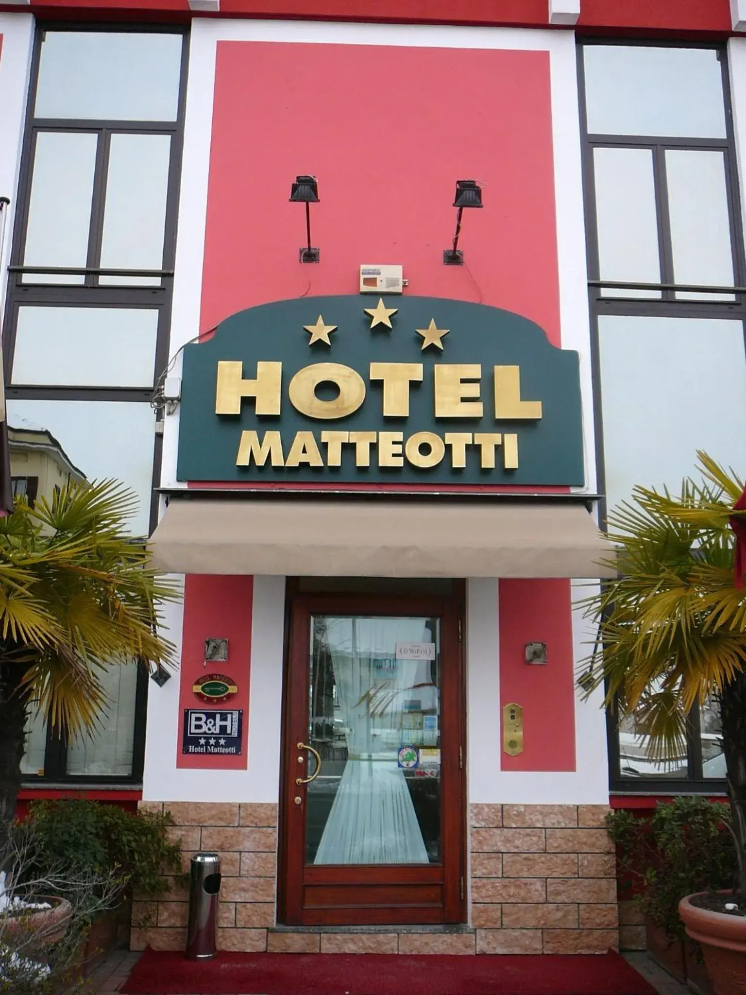 Property building in Hotel Matteotti Property building in Hotel Matteotti