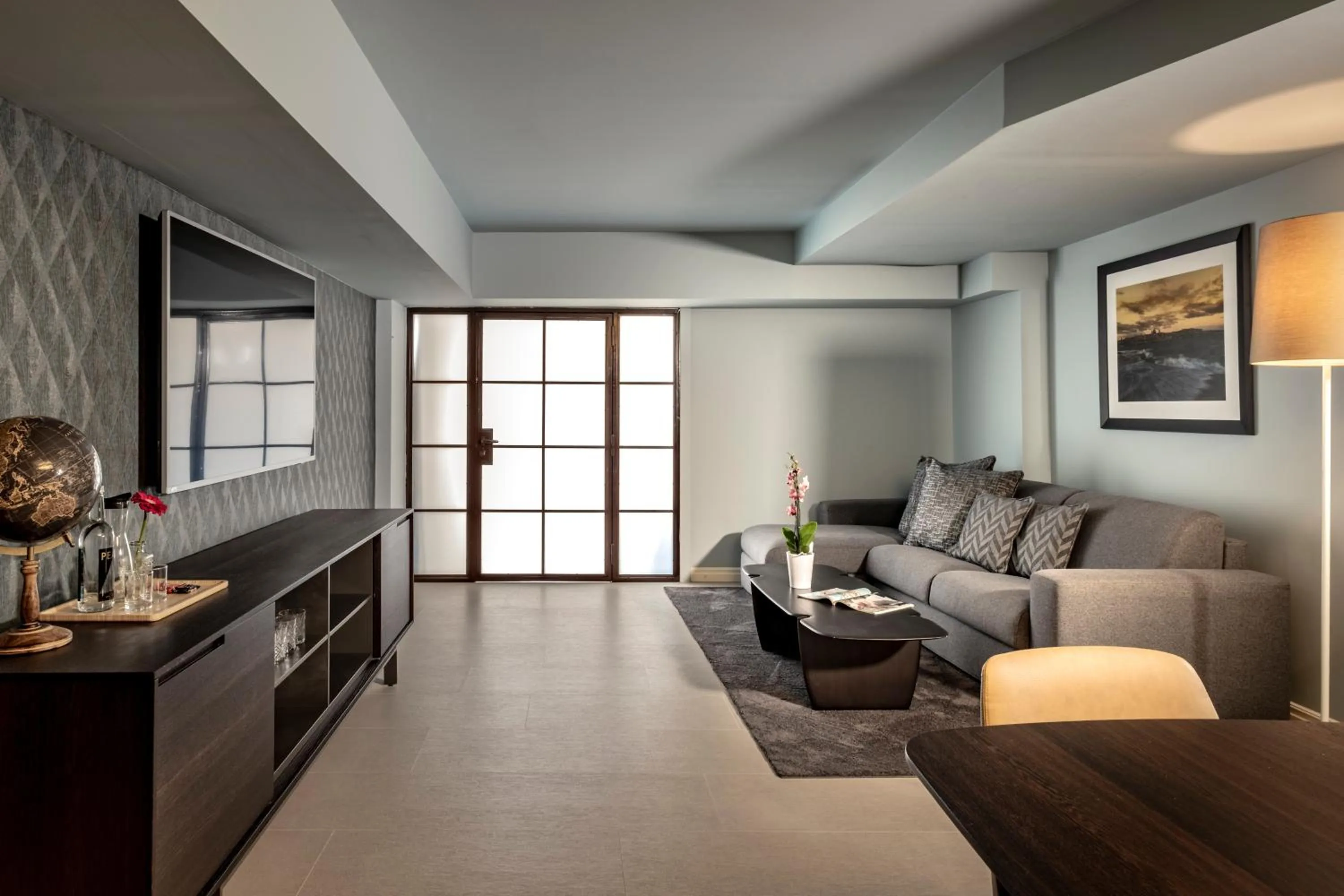 Living room in Waterfront