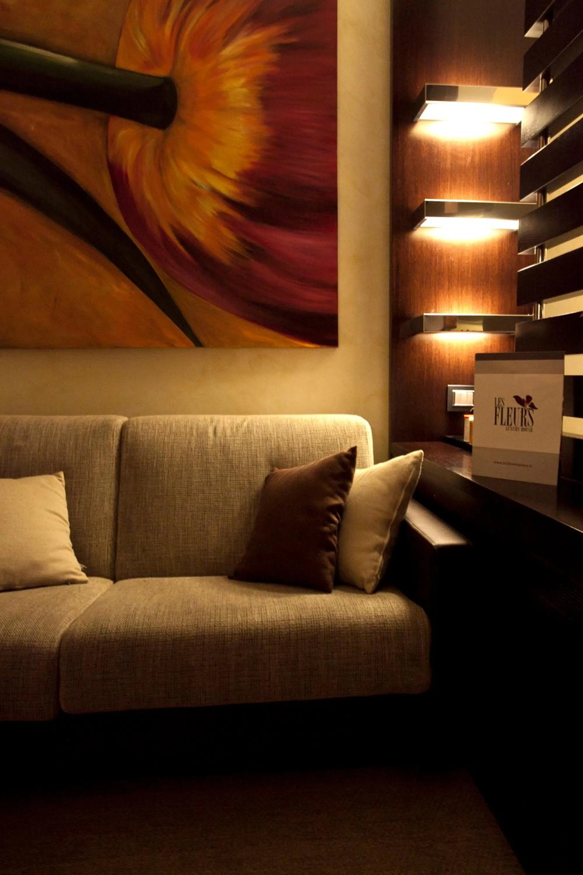 Living room in Les Fleurs Luxury House