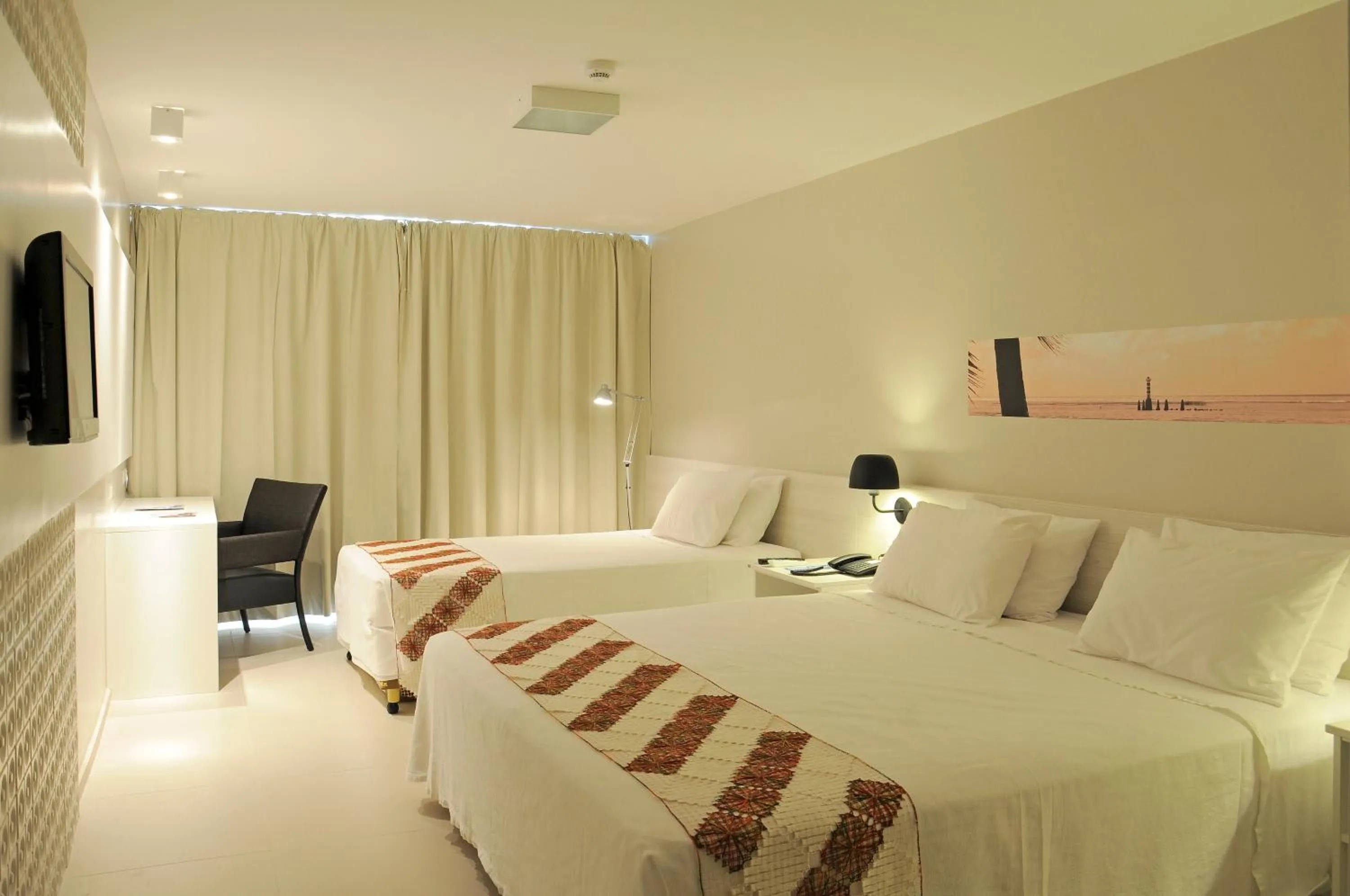 Bed in Maceió Mar Hotel