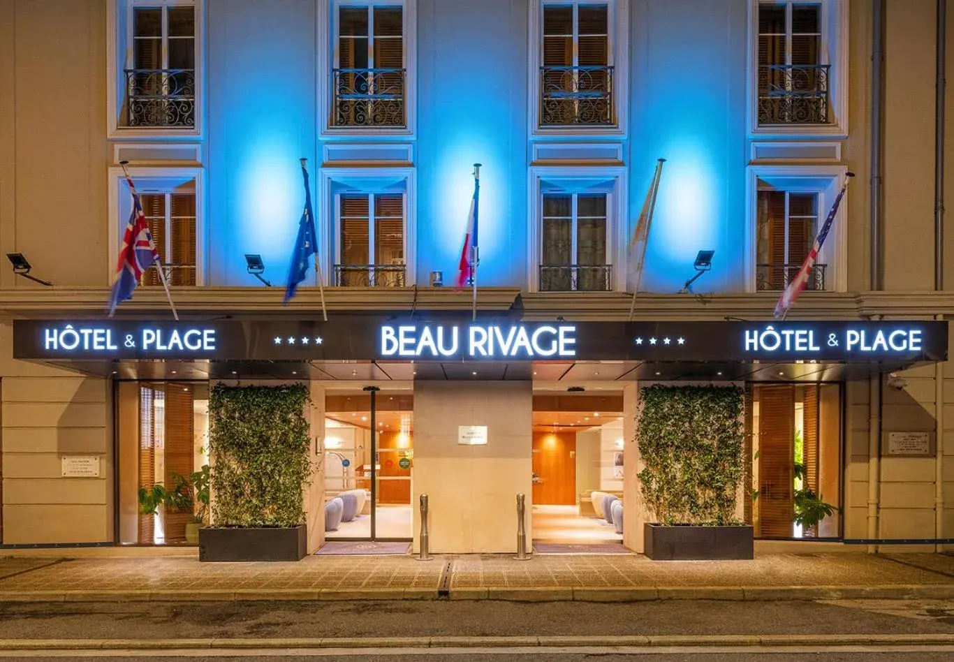 Property building in Hotel Beau Rivage Property building in Hotel Beau Rivage