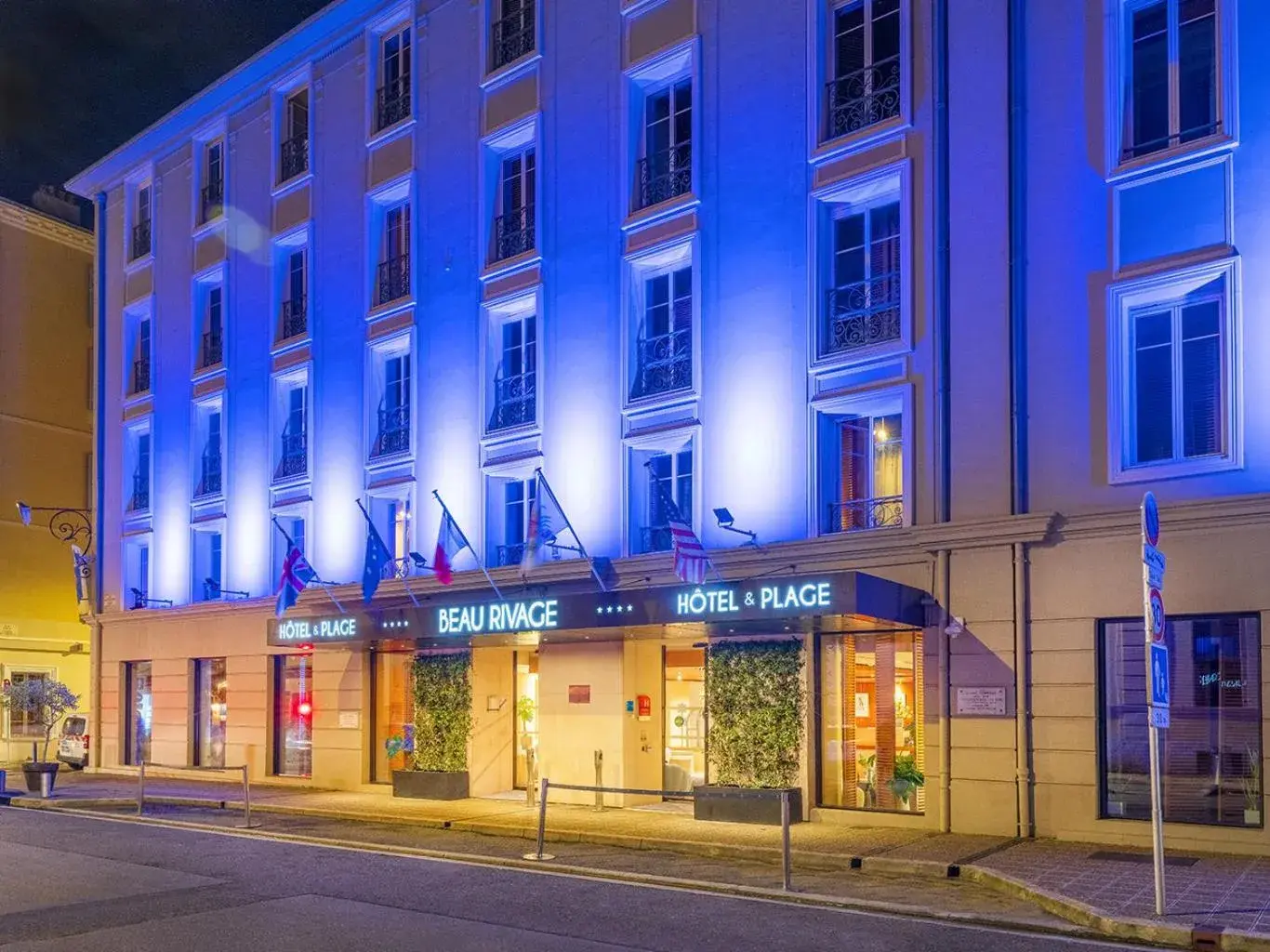 Property building in Hotel Beau Rivage Property building in Hotel Beau Rivage