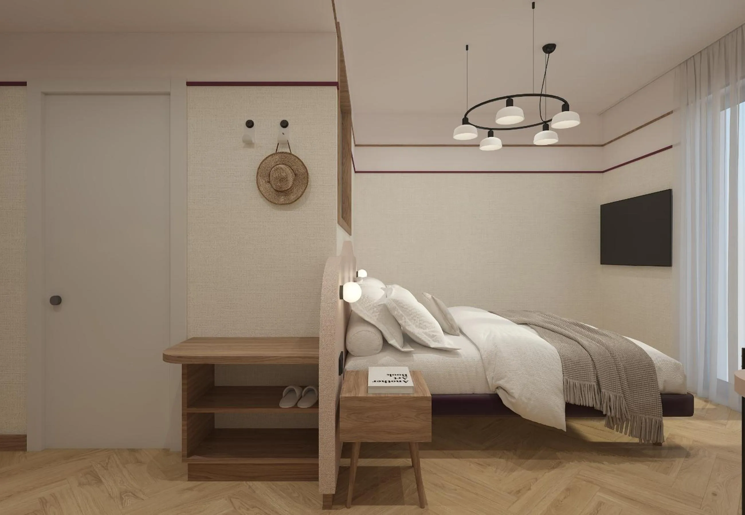 Bed in Hotel Taormina