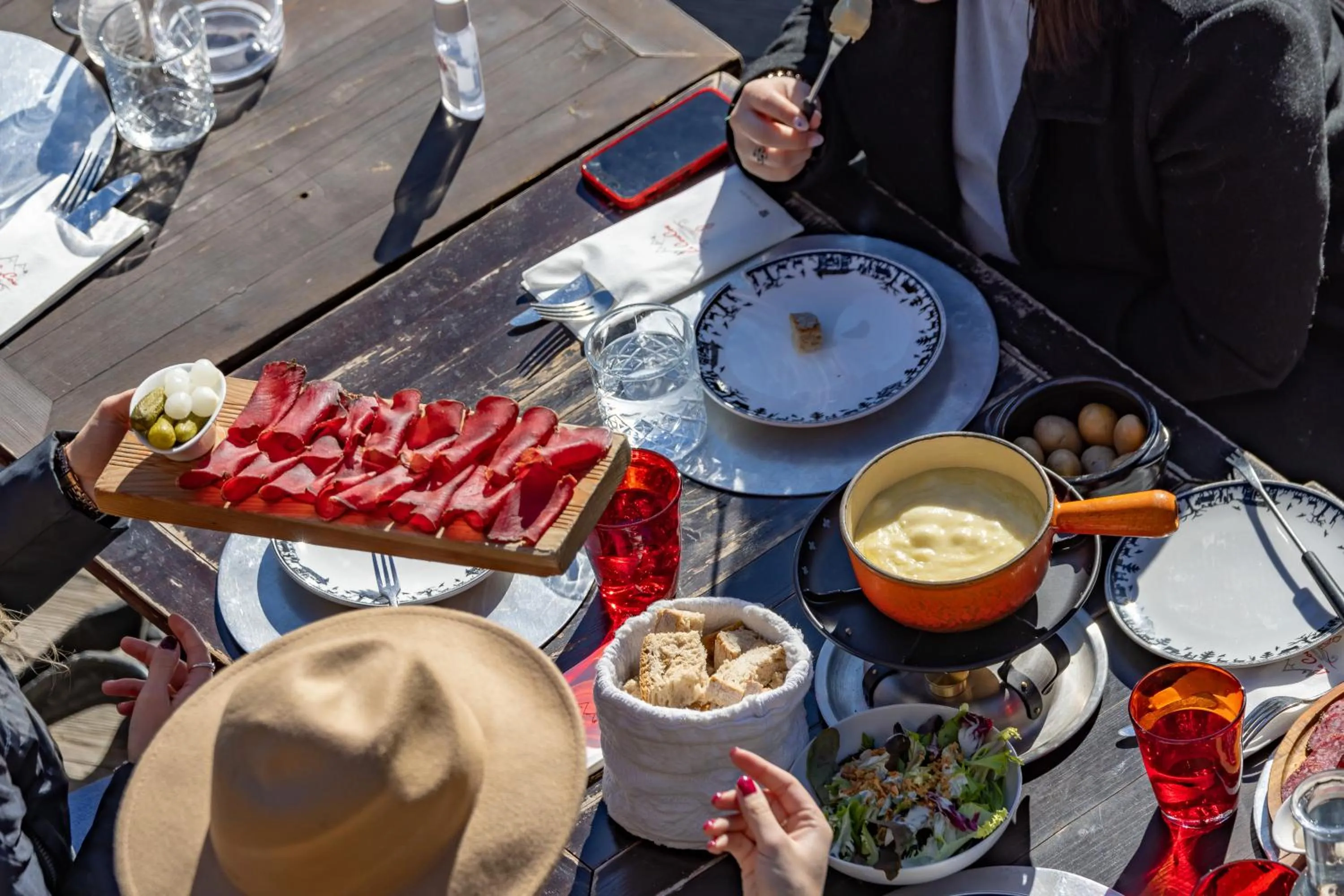 Patio in Le Coucou Hotel Restaurant & Lounge-Bar