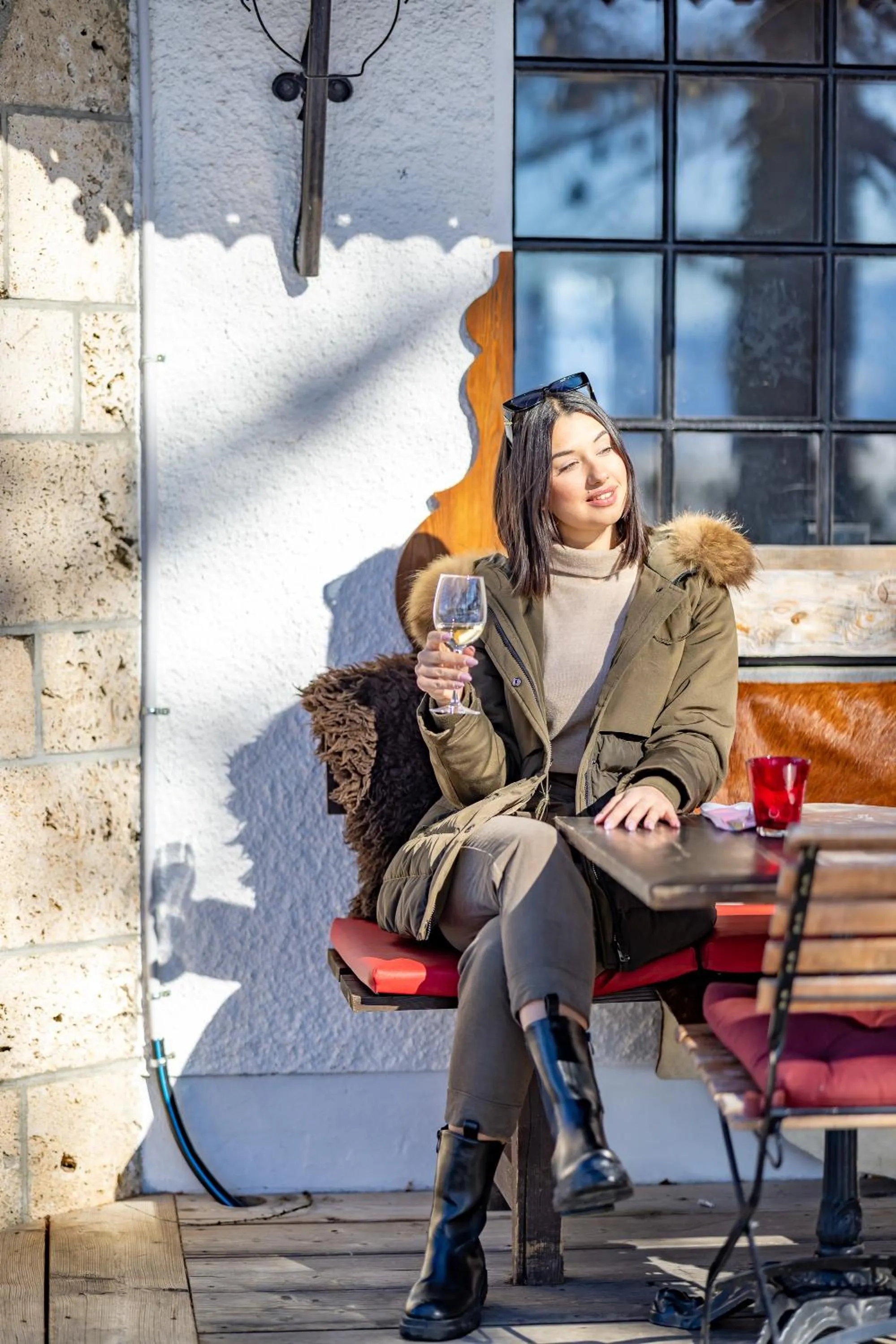 Patio in Le Coucou Hotel Restaurant & Lounge-Bar