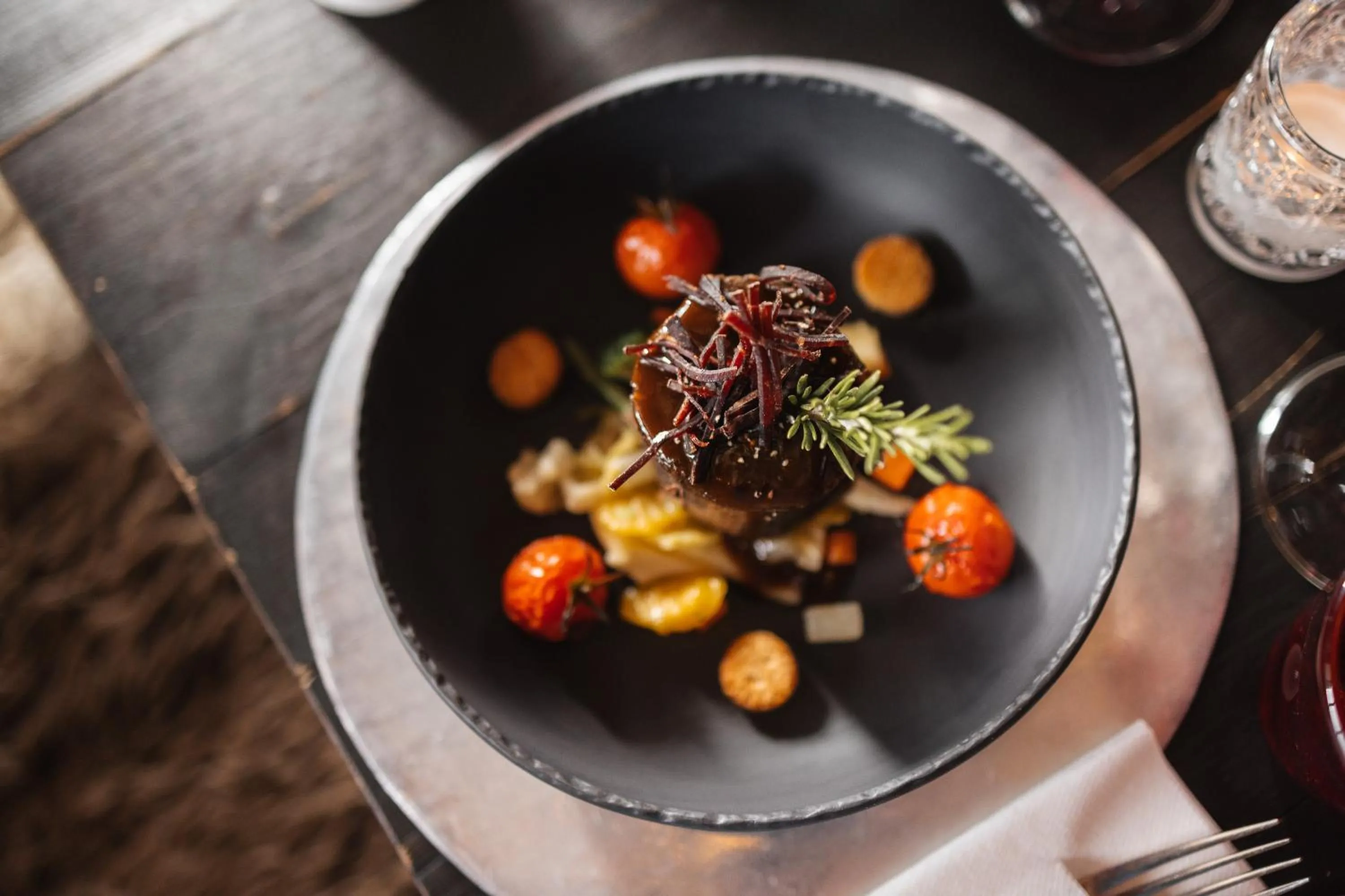 Food in Le Coucou Hotel Restaurant & Lounge-Bar