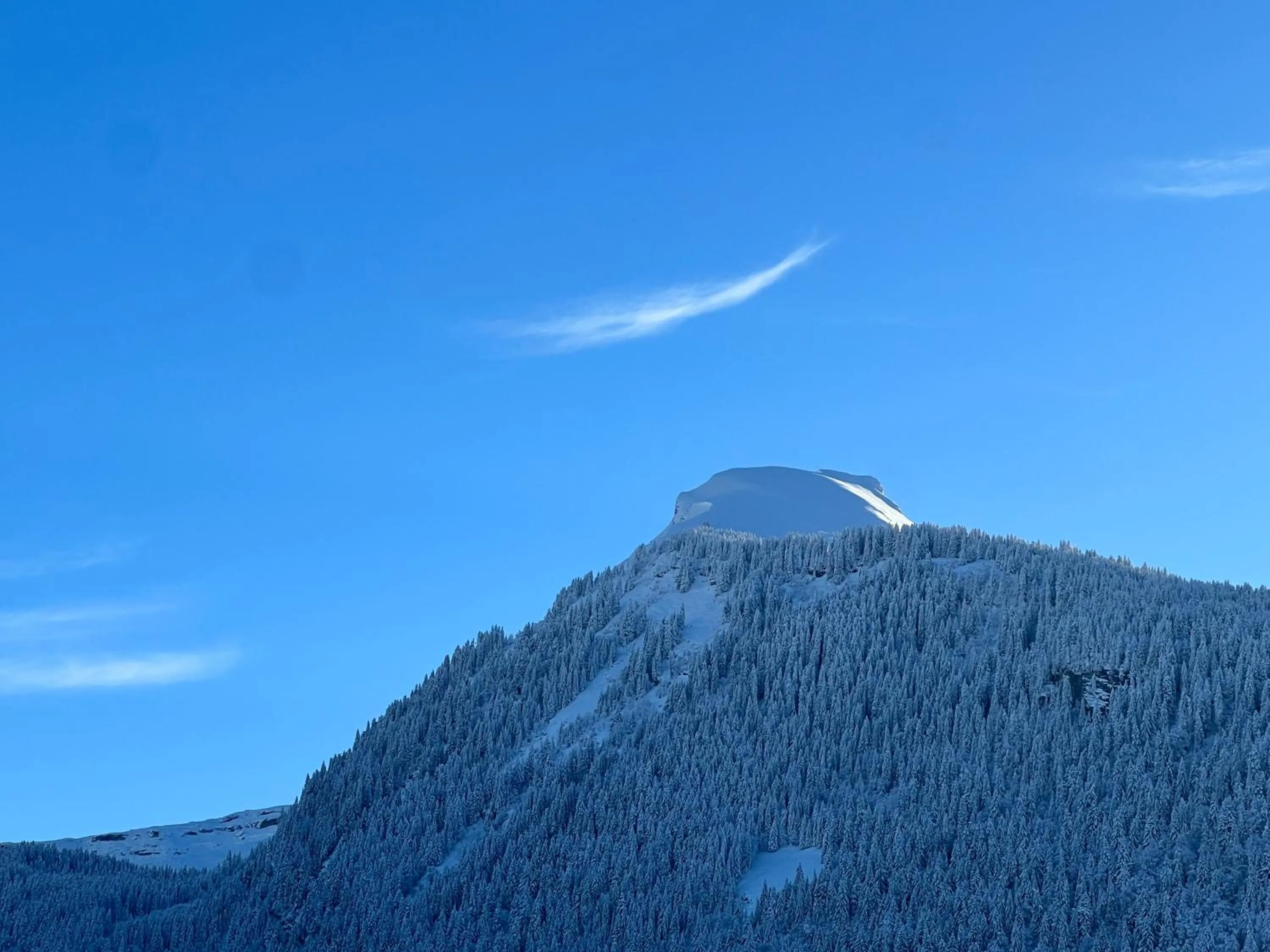Mountain view in Hôtel Igloo