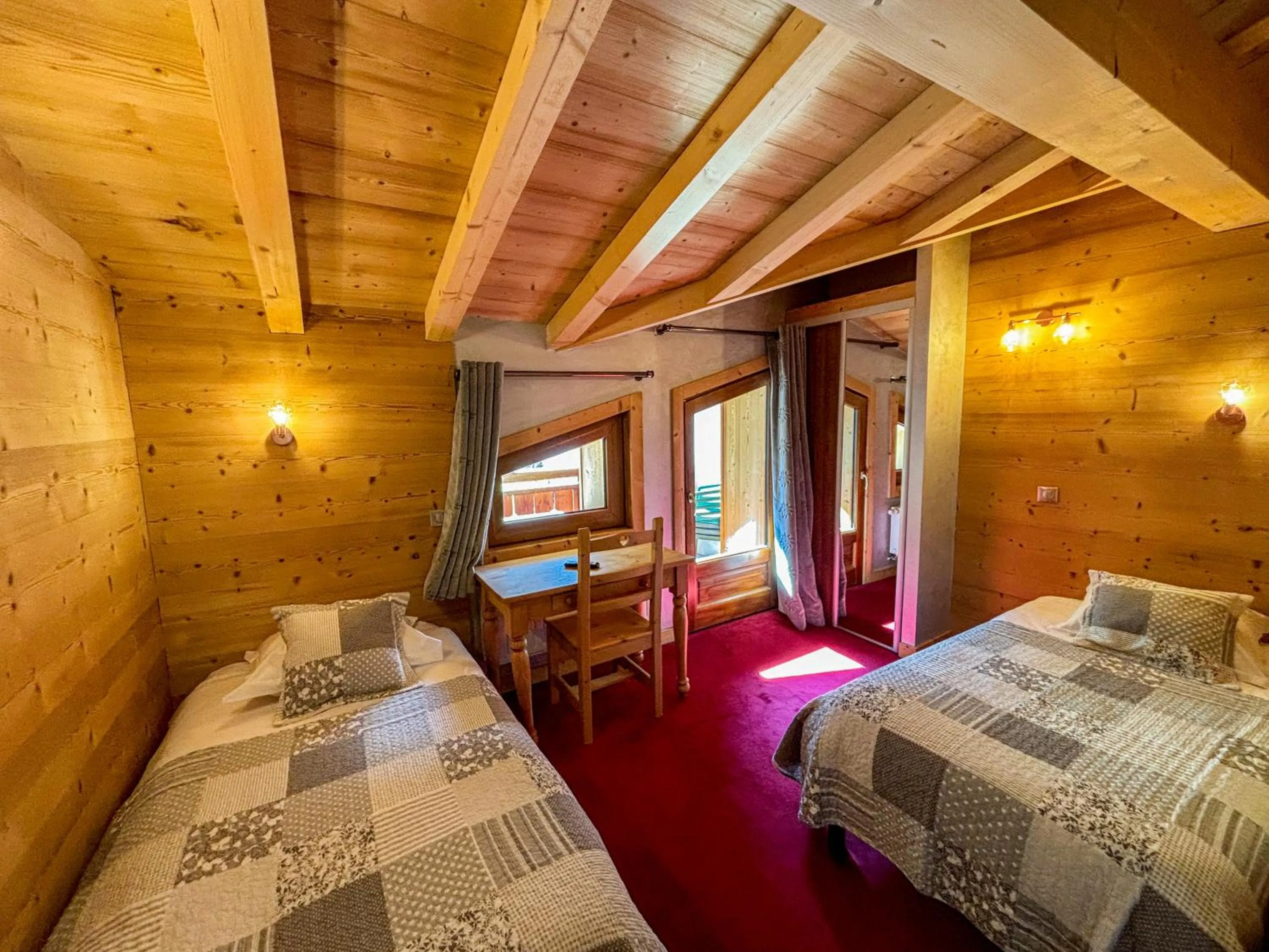 Bed in Hôtel Igloo