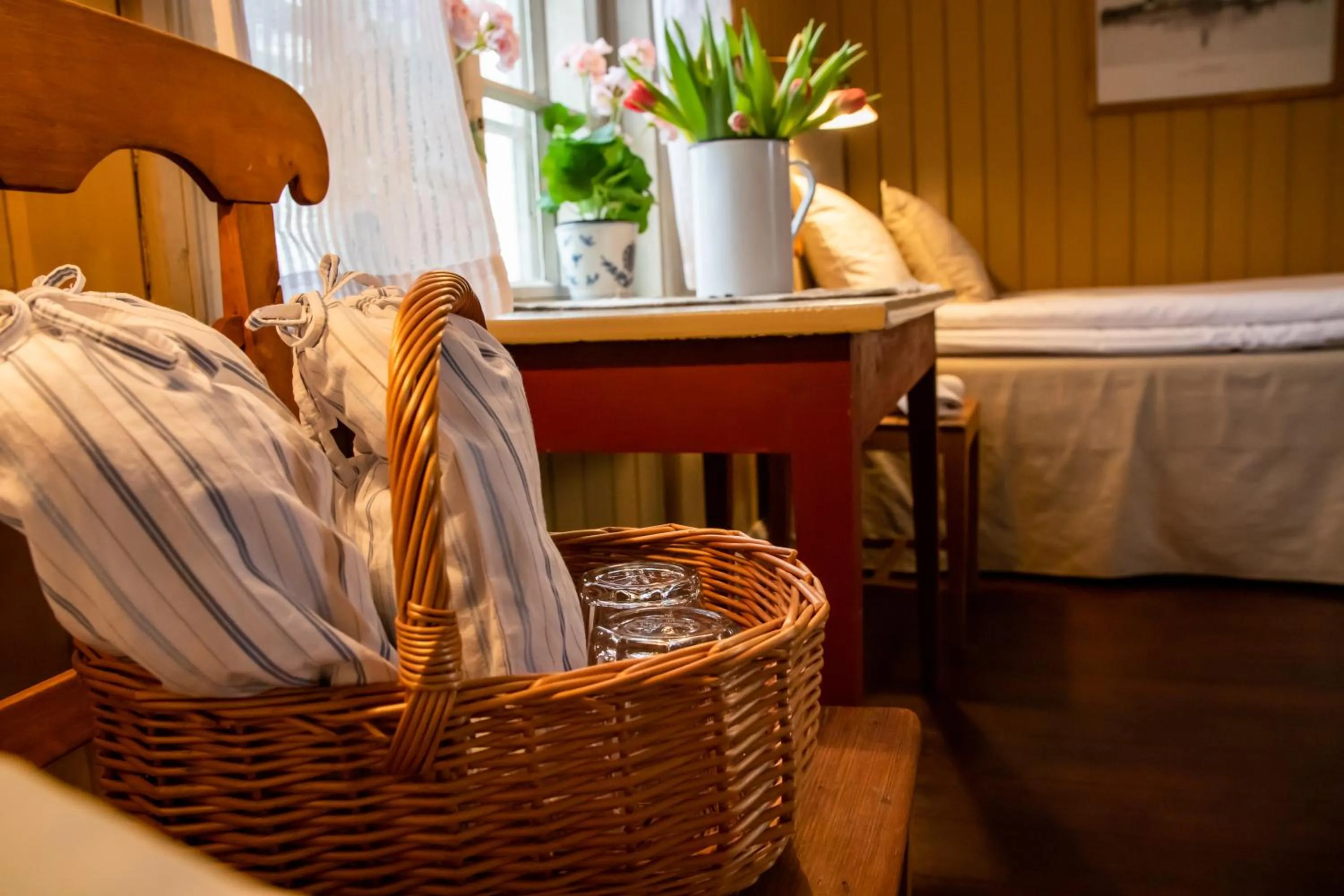 Bed in Hotell Dahlströmska gården