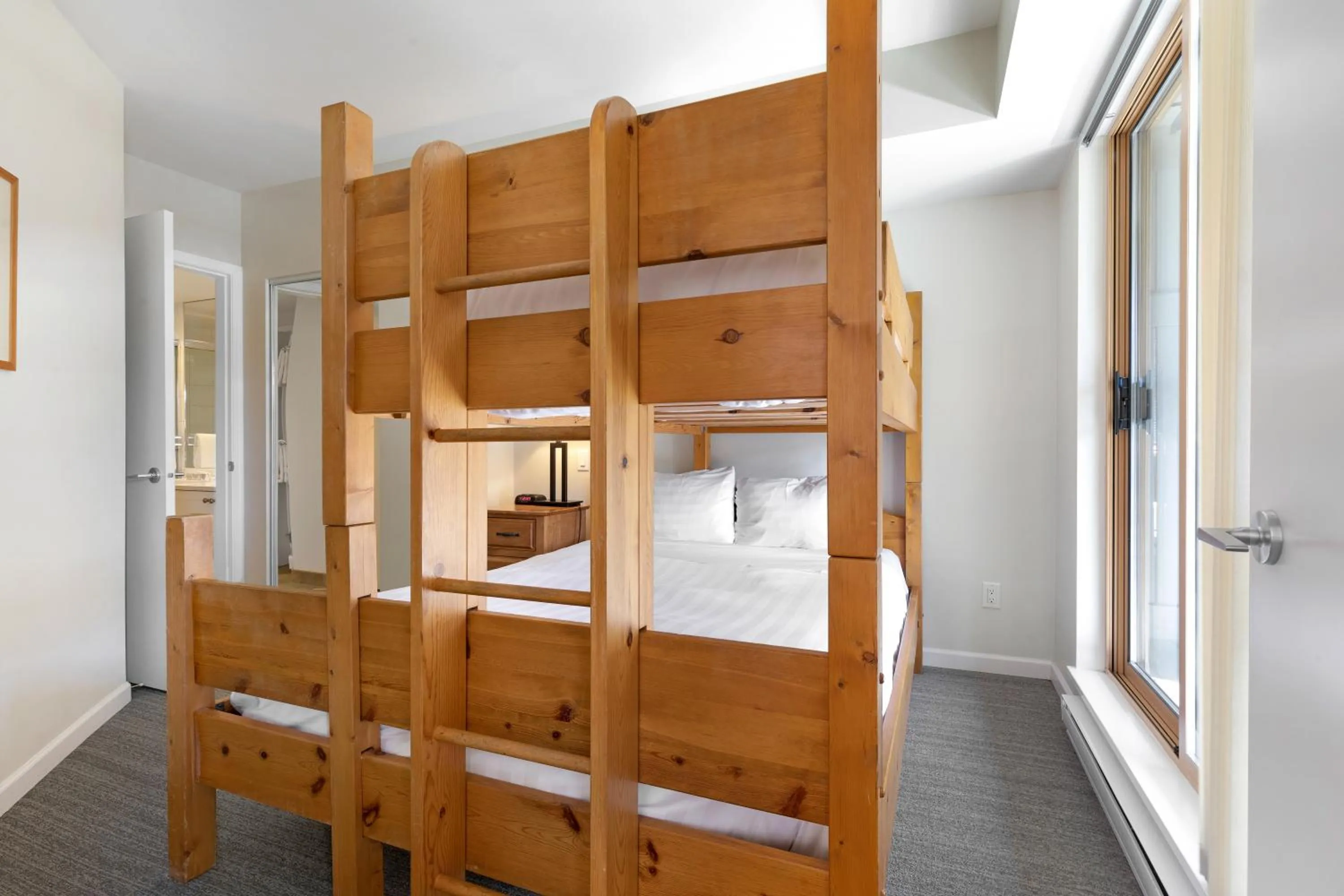 Bed in Tyndall Stone Lodge by Whiski Jack