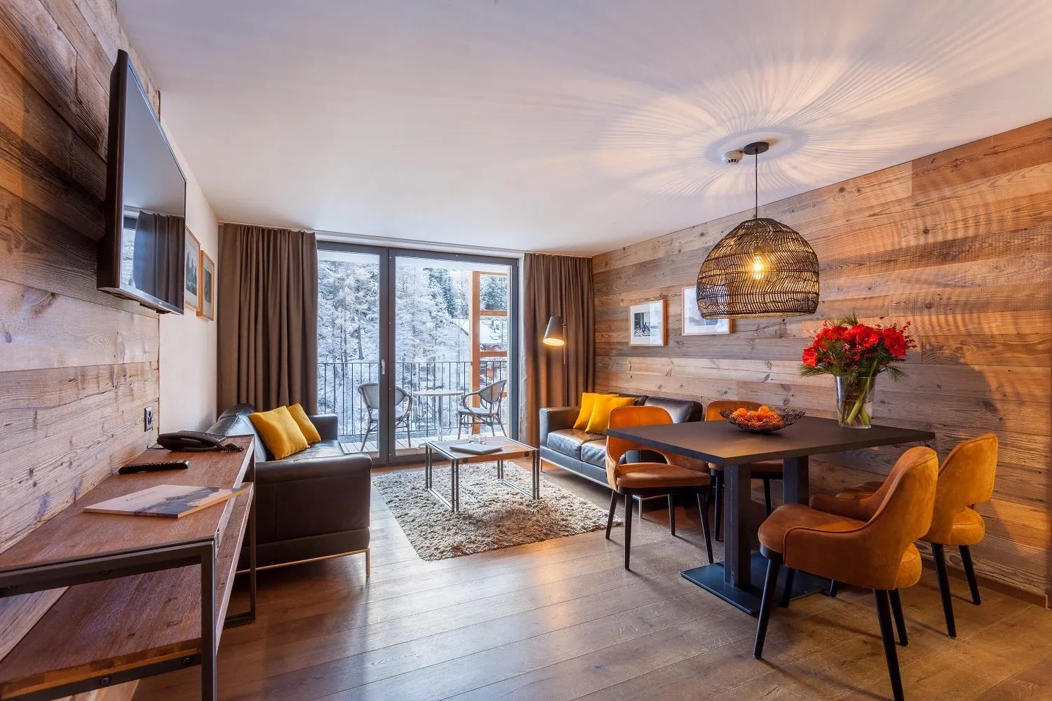 Living room in 22 Summits Apartments