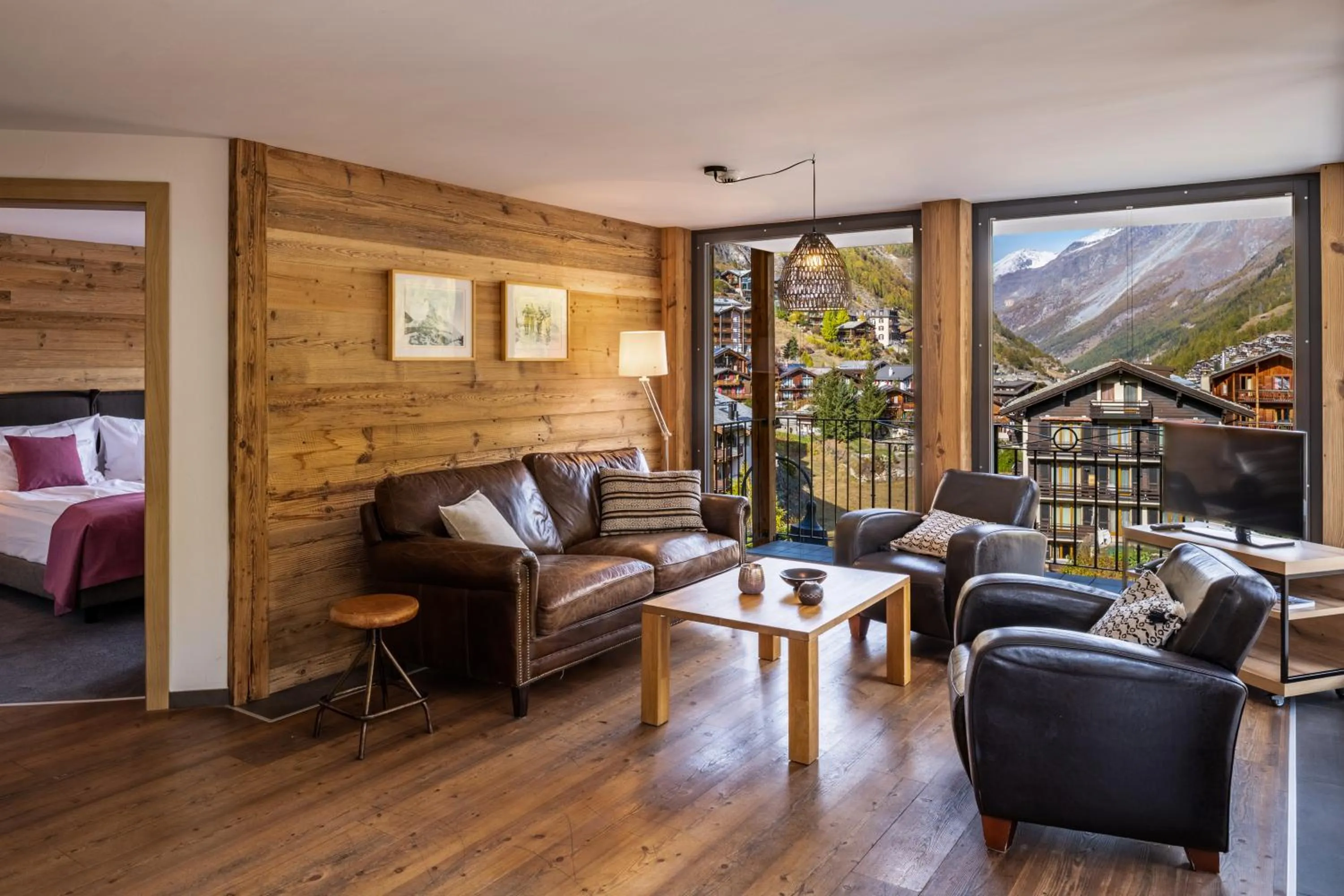 Living room in 22 Summits Apartments