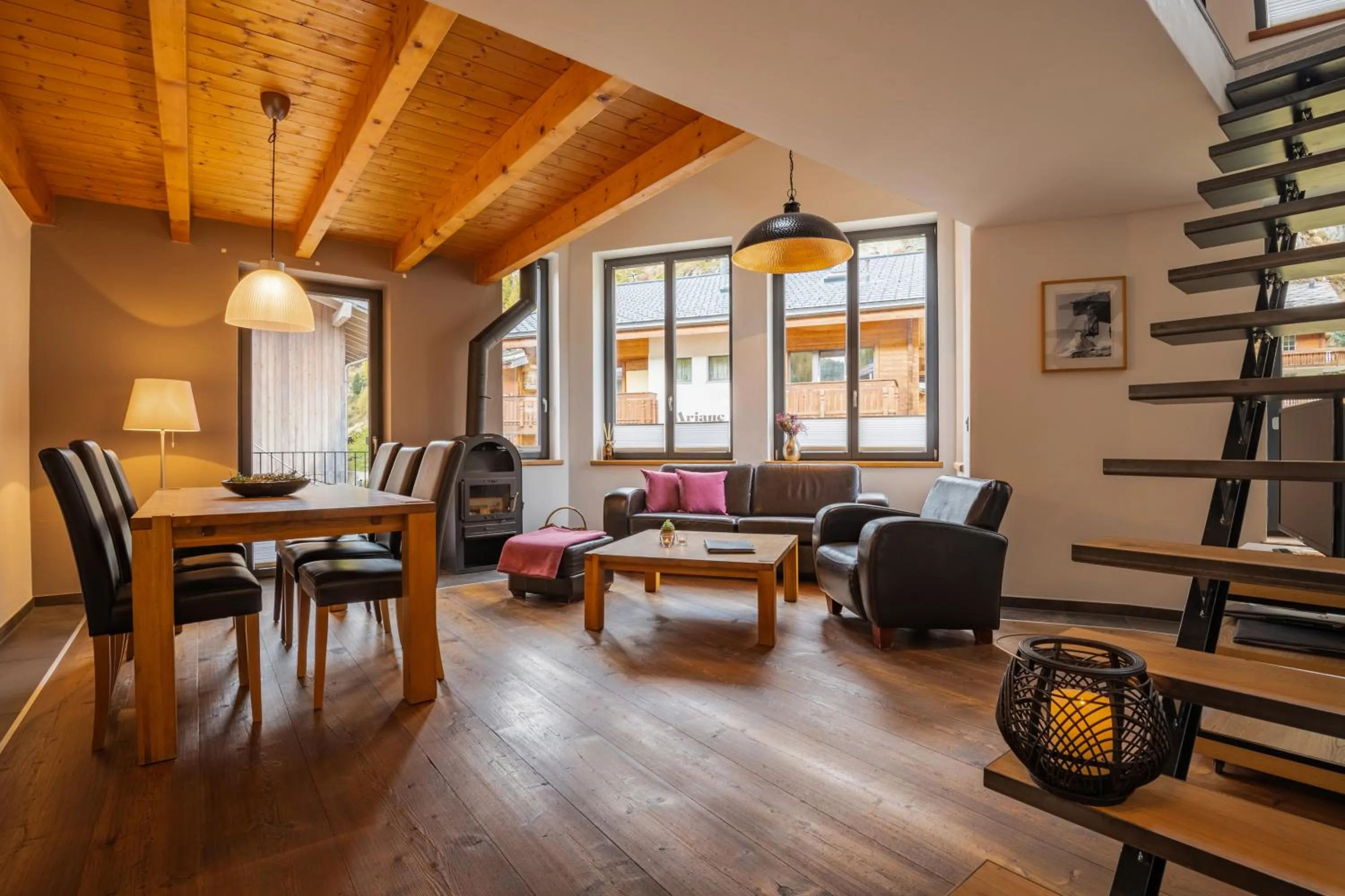 Living room in 22 Summits Apartments