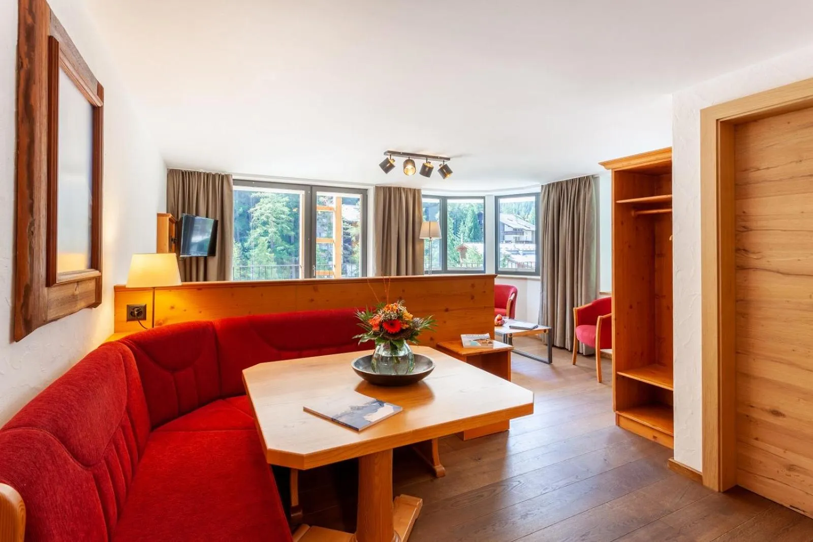 Living room in 22 Summits Apartments