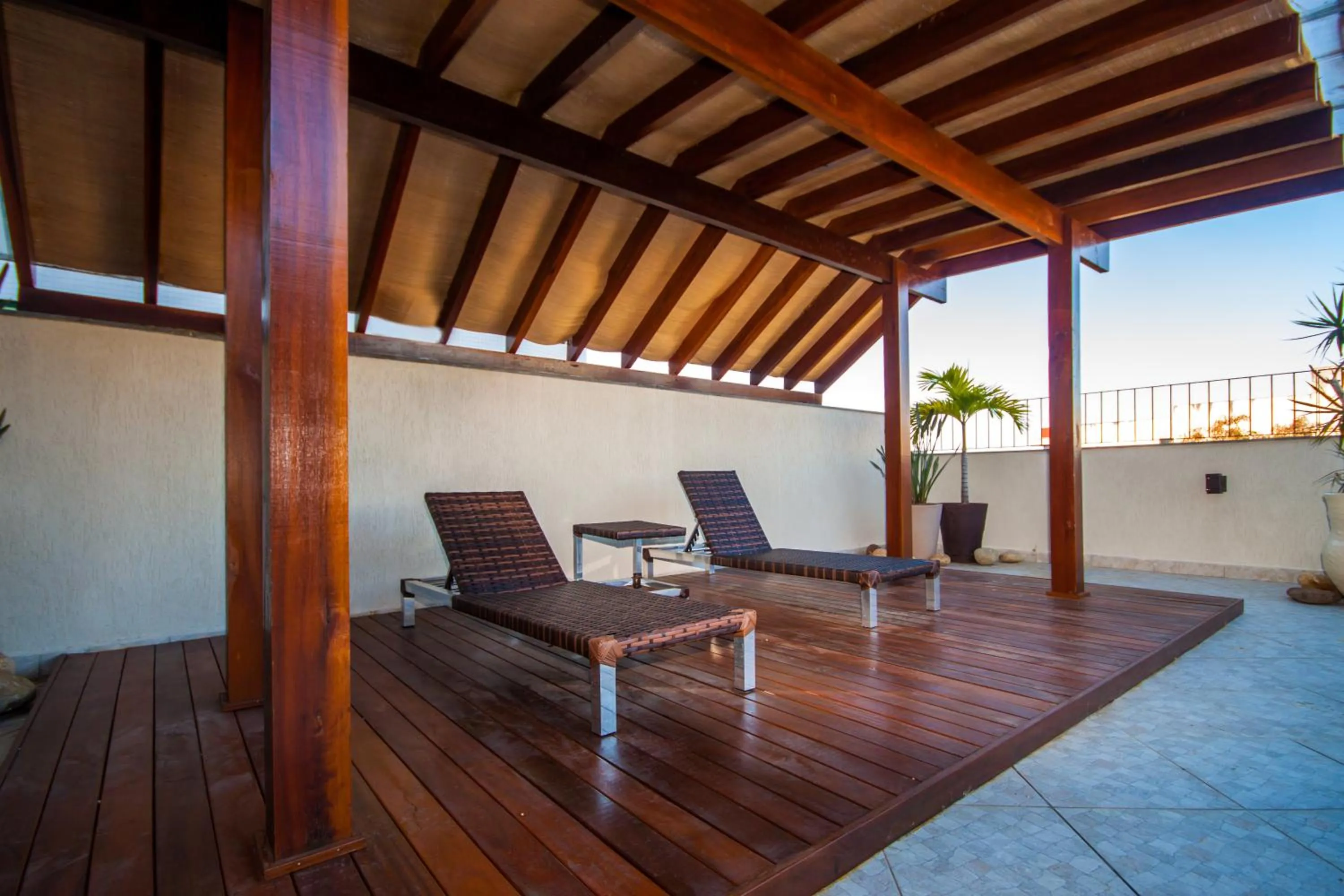 Balcony/Terrace in Porto Forte Pousada